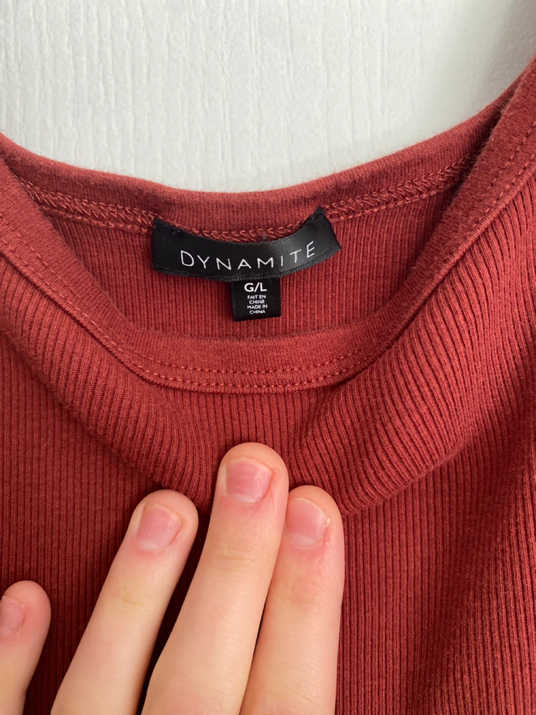 Dynamite Ribbed Tank Tops - Burgundy and Black (G/L) - photo 2