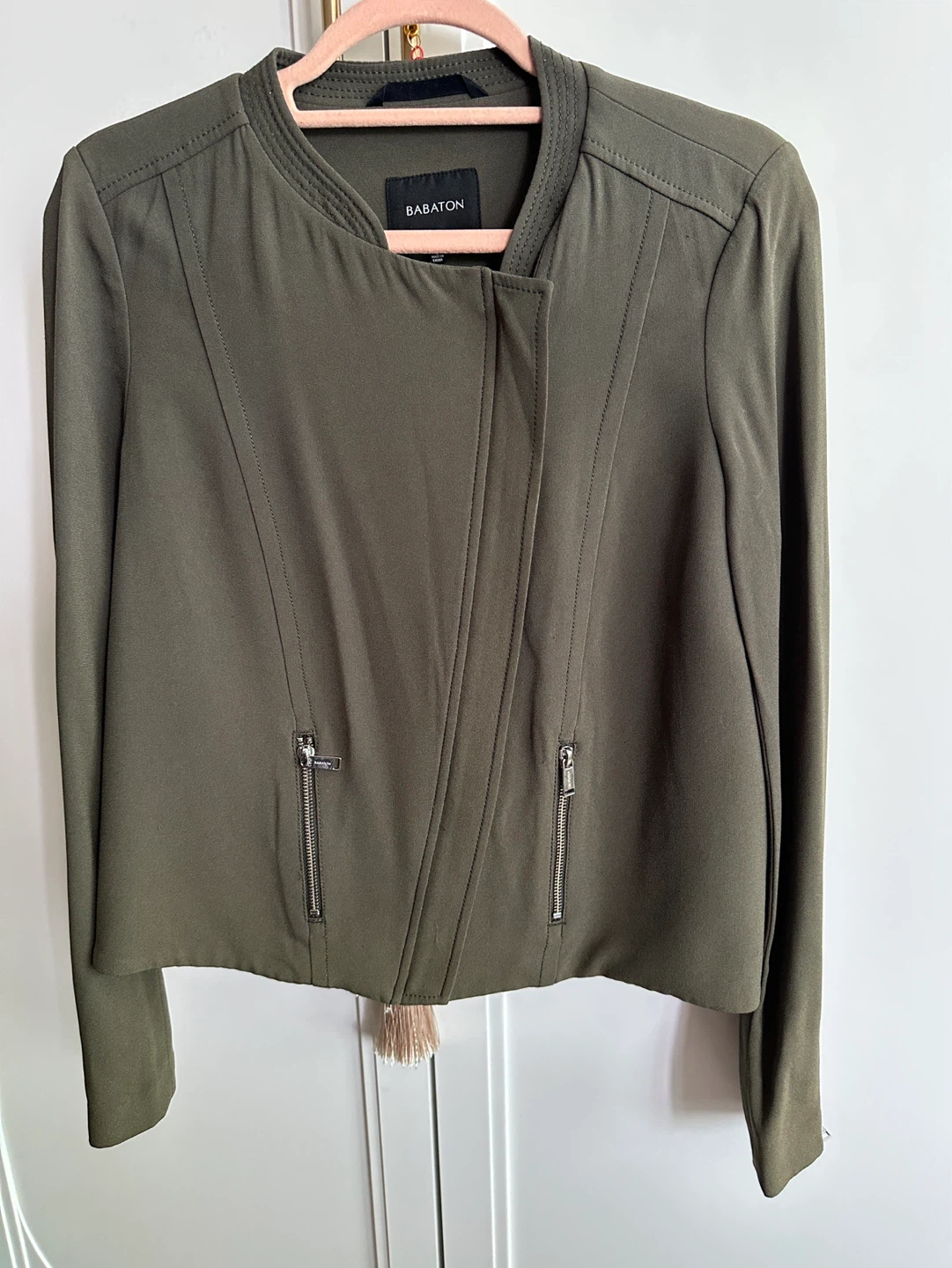 Babaton Olive Green Jacket Size 6