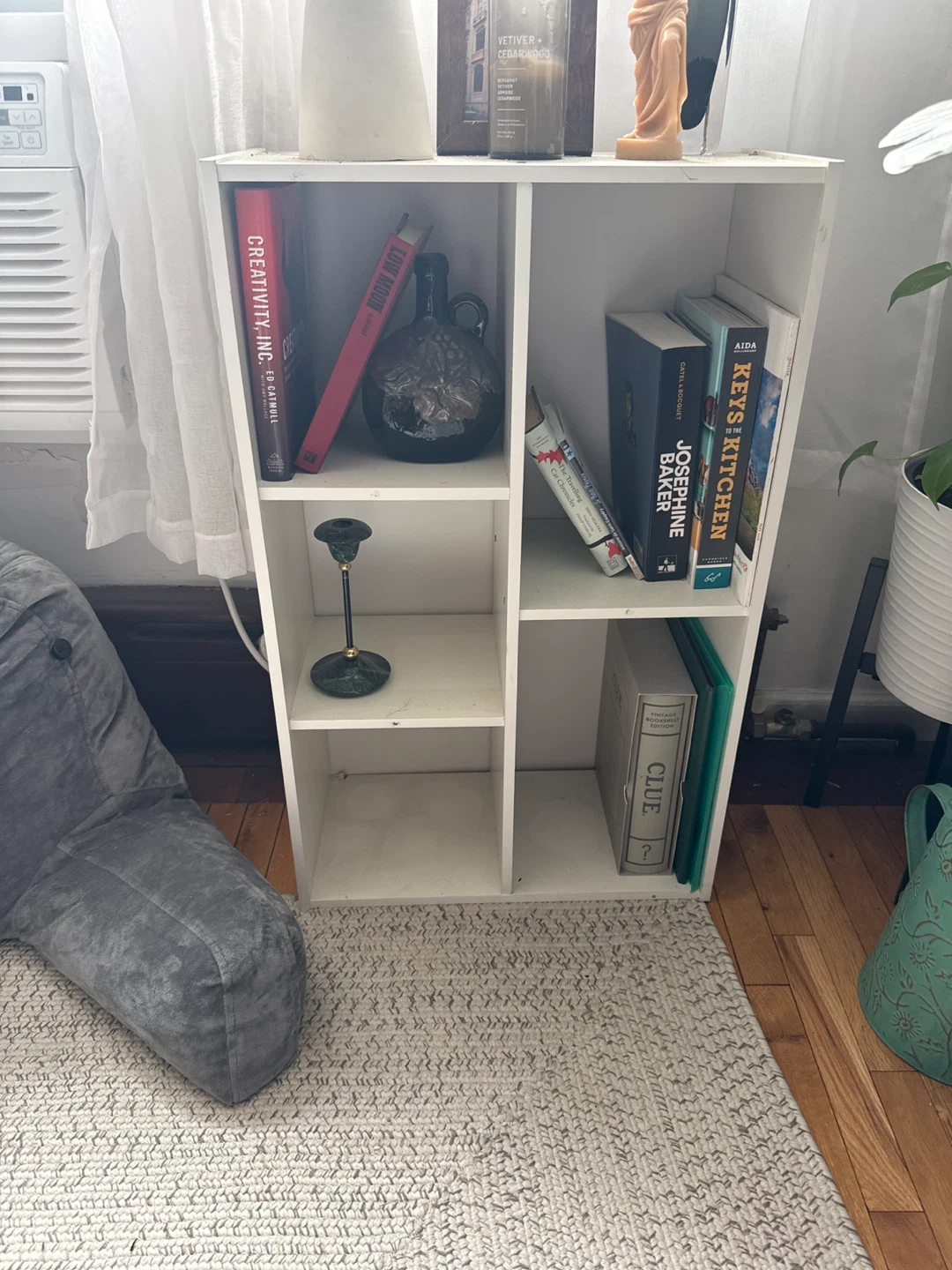 Two White Cube Storage Shelf (2x) - photo 3