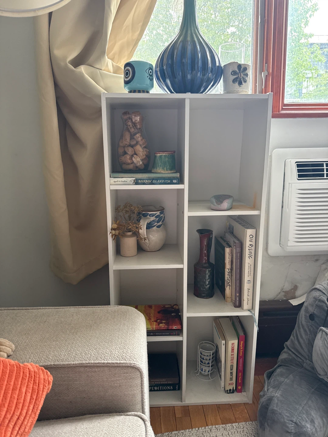 Two White Cube Storage Shelf (2x) - photo 2