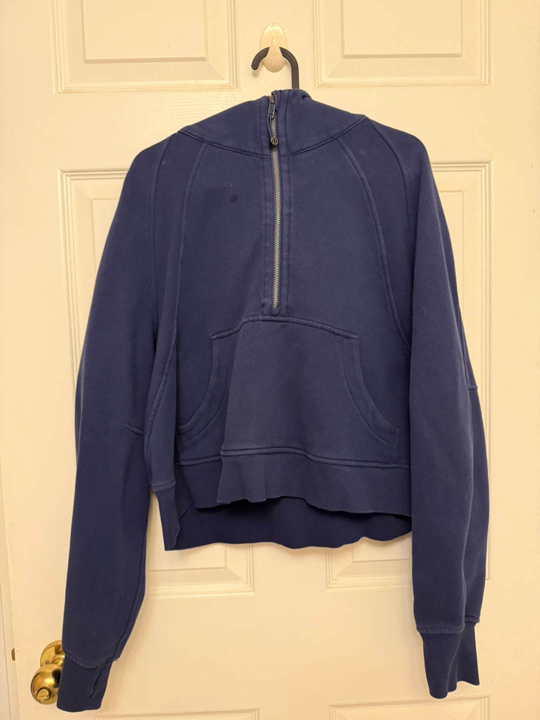 Lululemon Navy Blue Half Zip Hoodie M/L