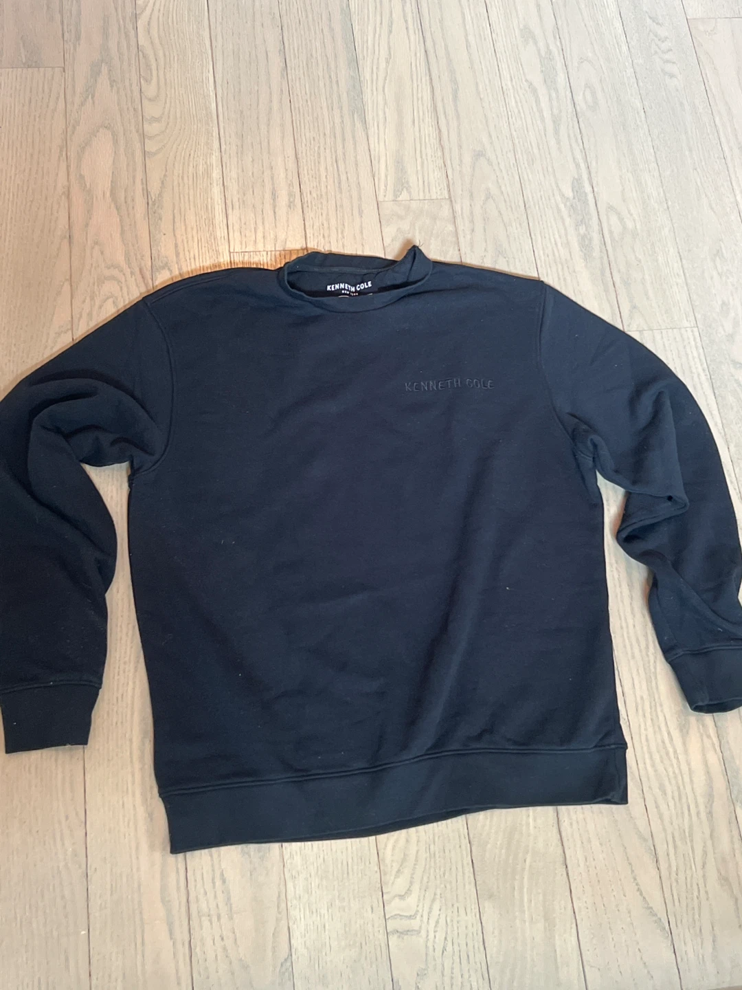Kenneth Cole New York Black Crewneck Sweatshirt - X-Large