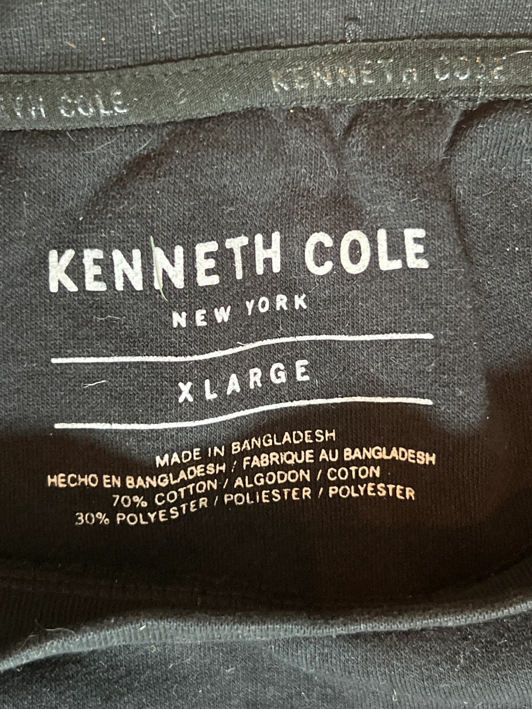 Kenneth Cole New York Black Crewneck Sweatshirt - X-Large - photo 2