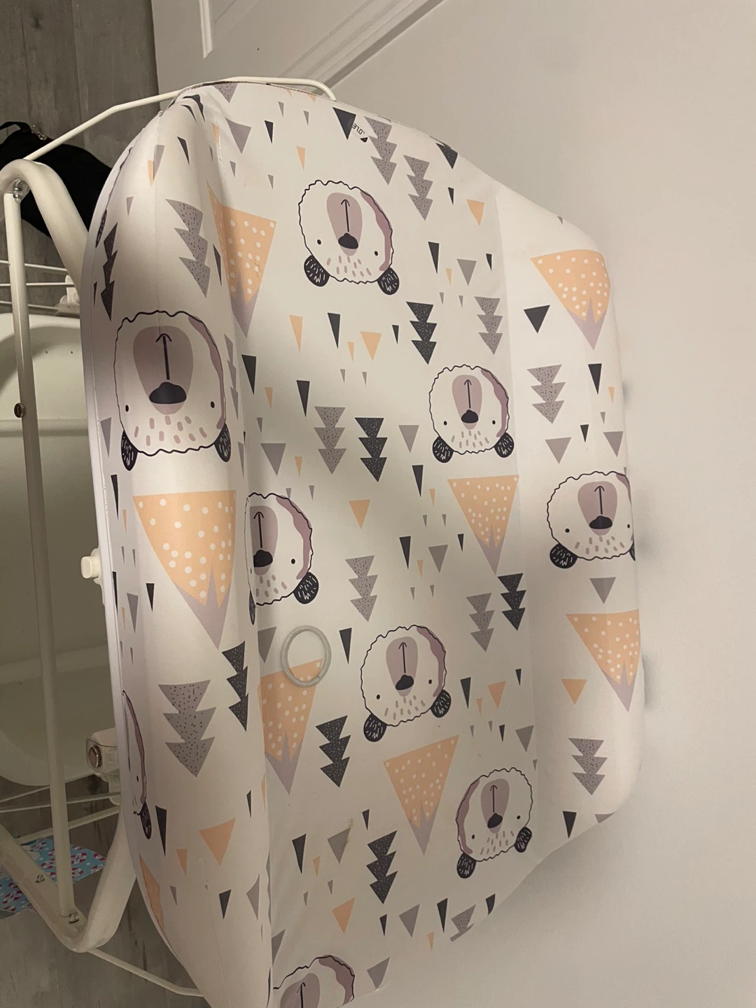 White Baby Changing Station with Bath Tub - photo 2