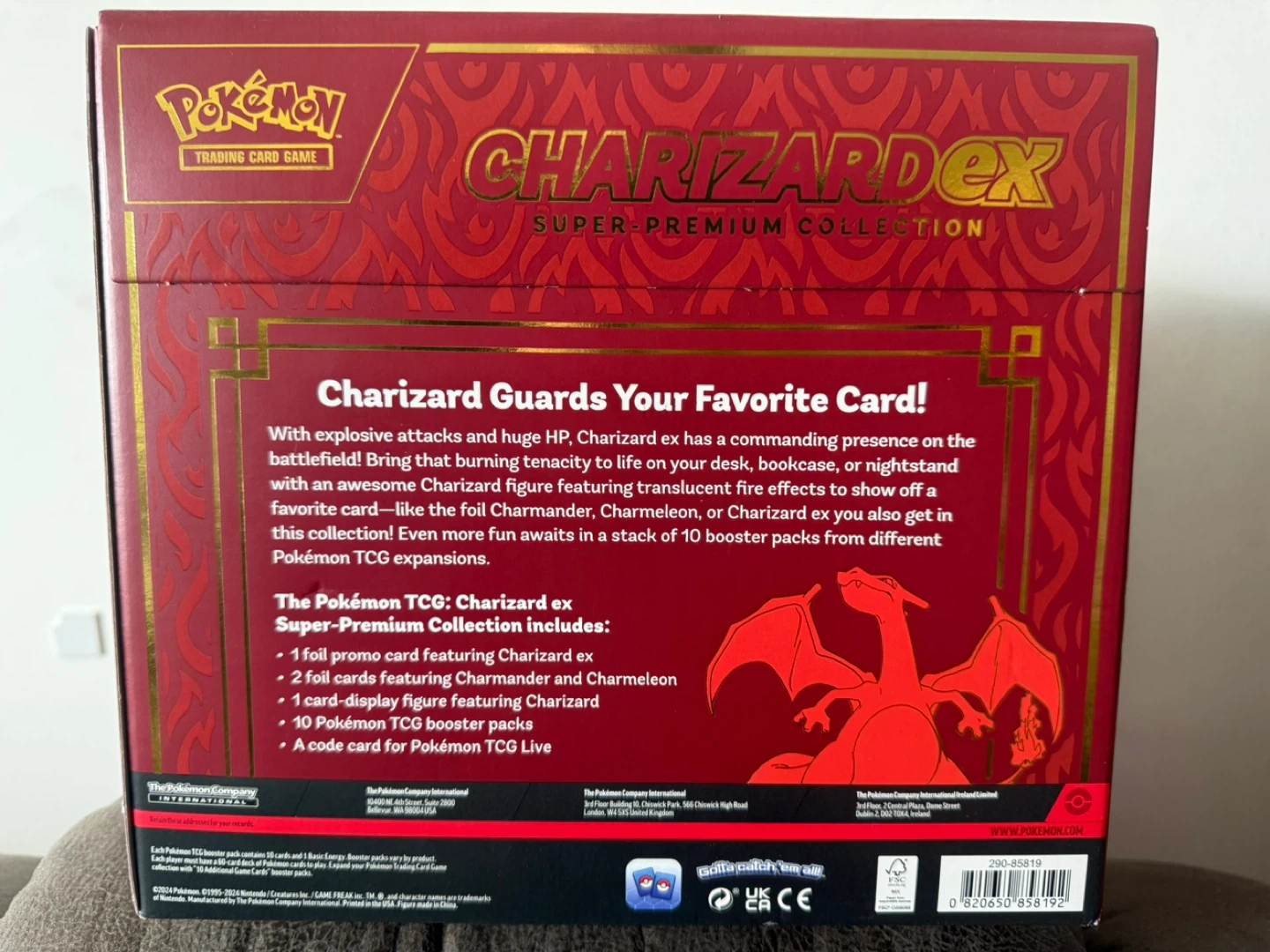 Pokemon Charizard EX Super-Premium Collection Box - photo 5