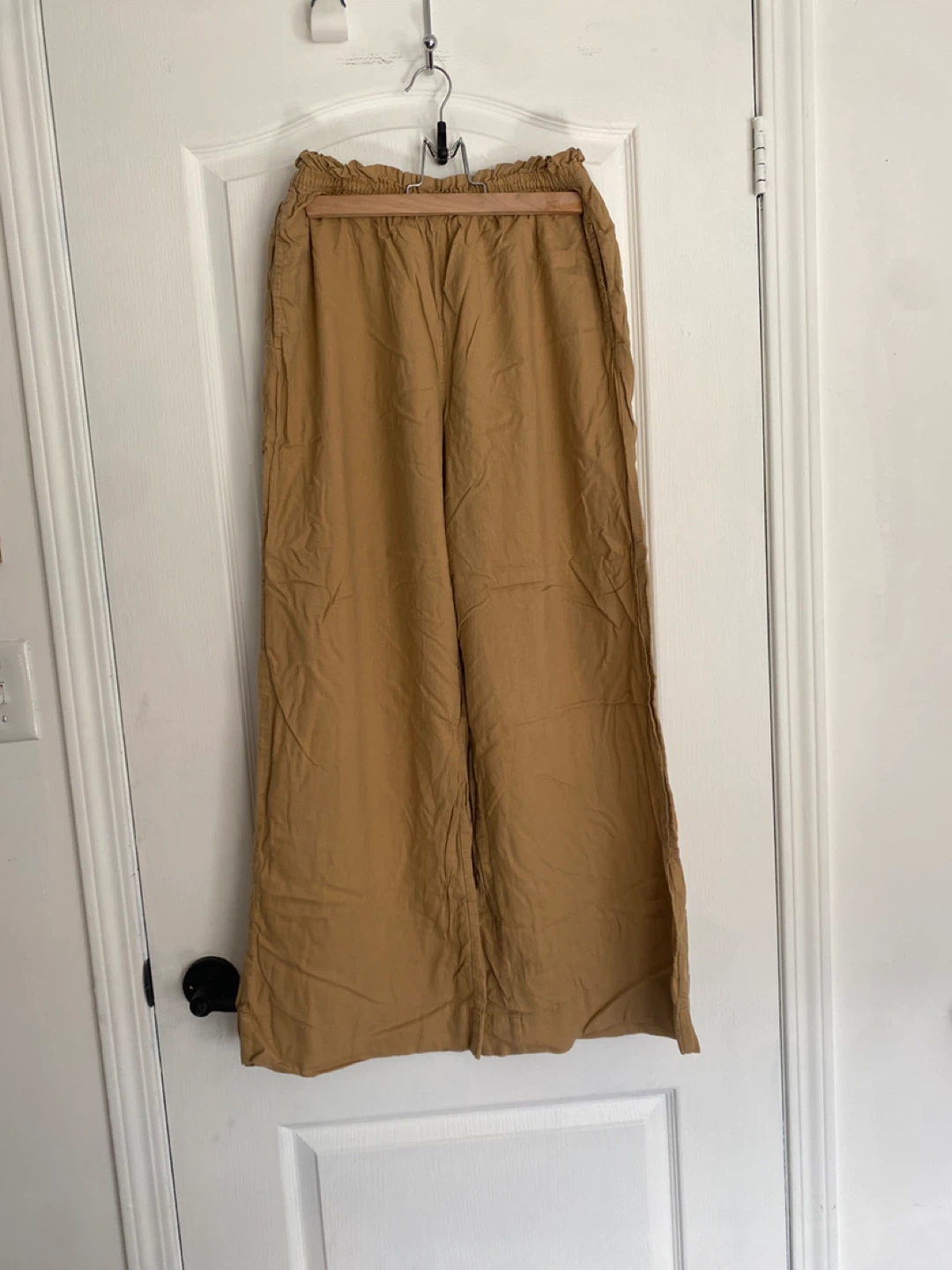 Aerie Wide Leg Pants Medium Tan - photo 2