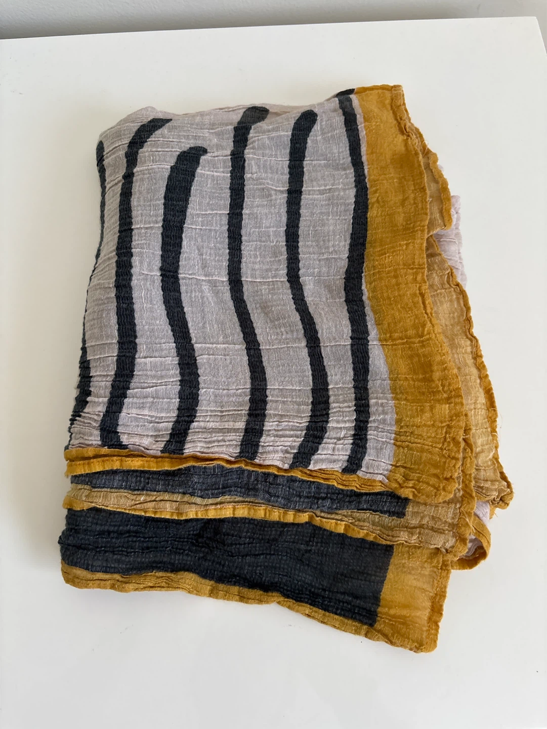 Scarf with Abstract Pattern - photo 4