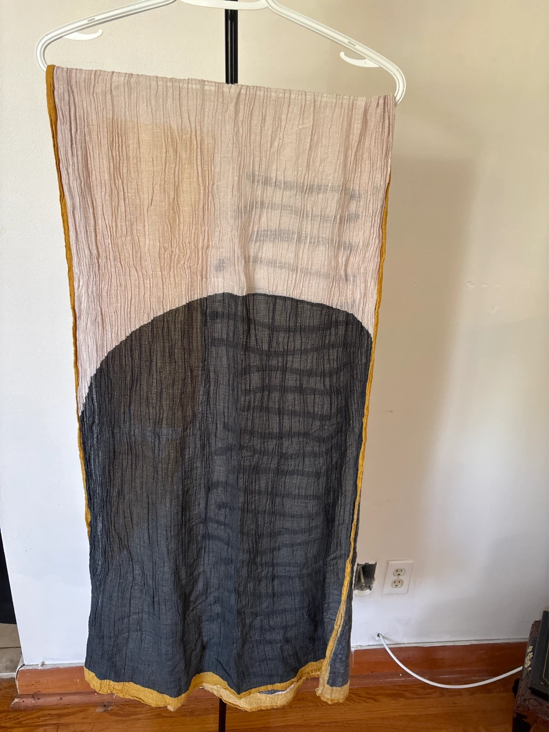 Scarf with Abstract Pattern