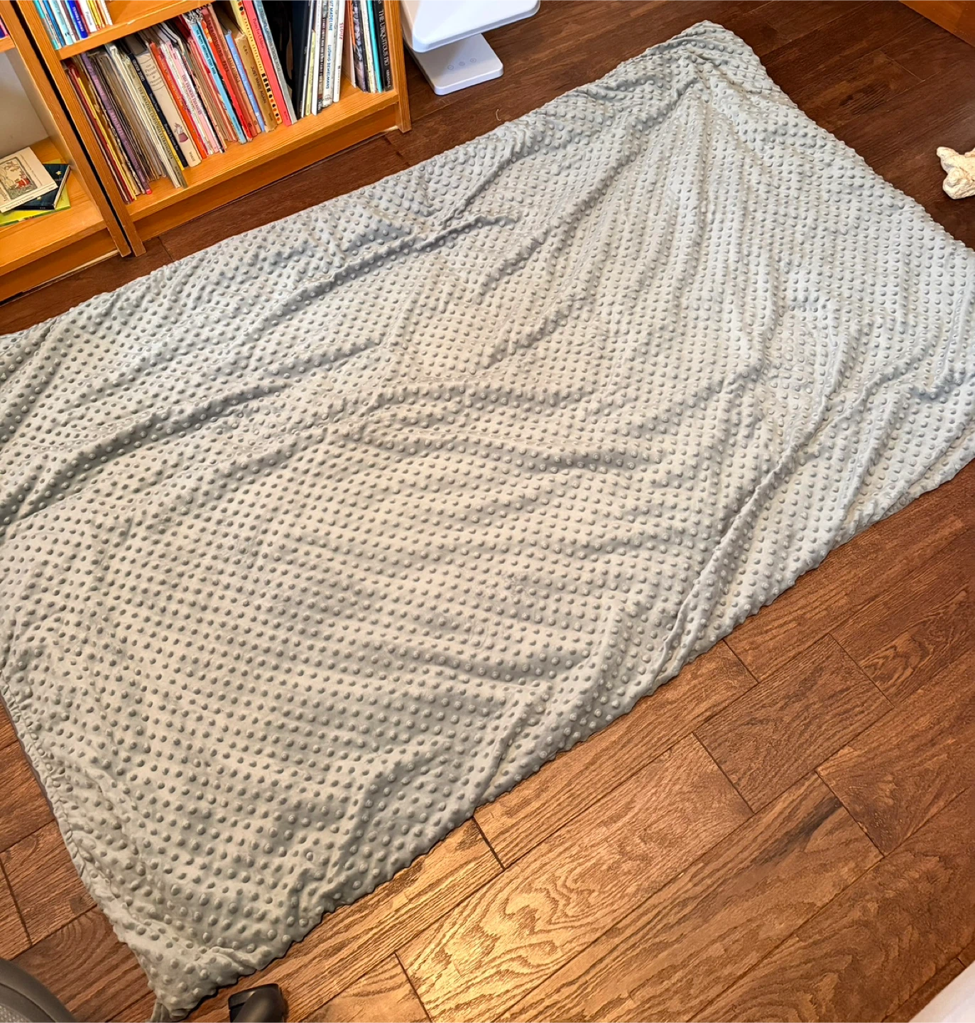 Grey Minky Dot Blanket - photo 2
