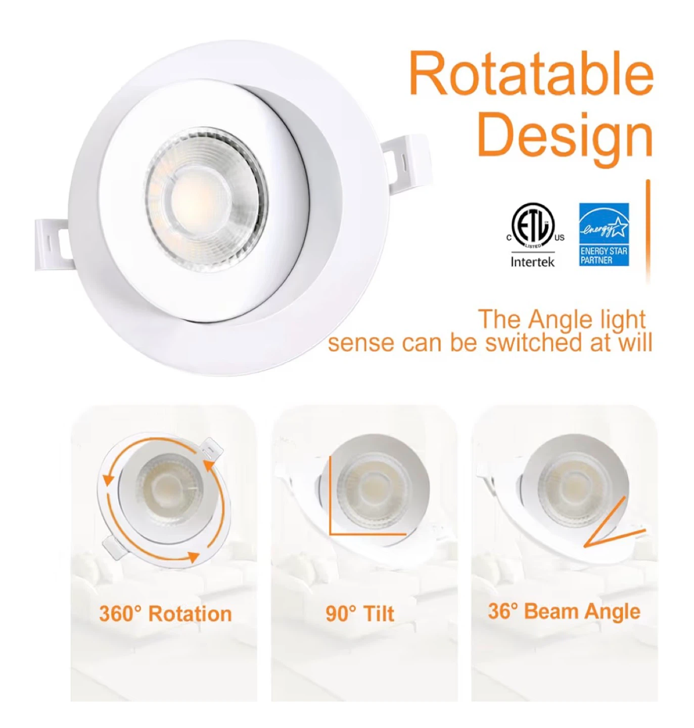 ULCCT LIGHT LED Slim Gimbal Recessed Light Fixture - photo 5