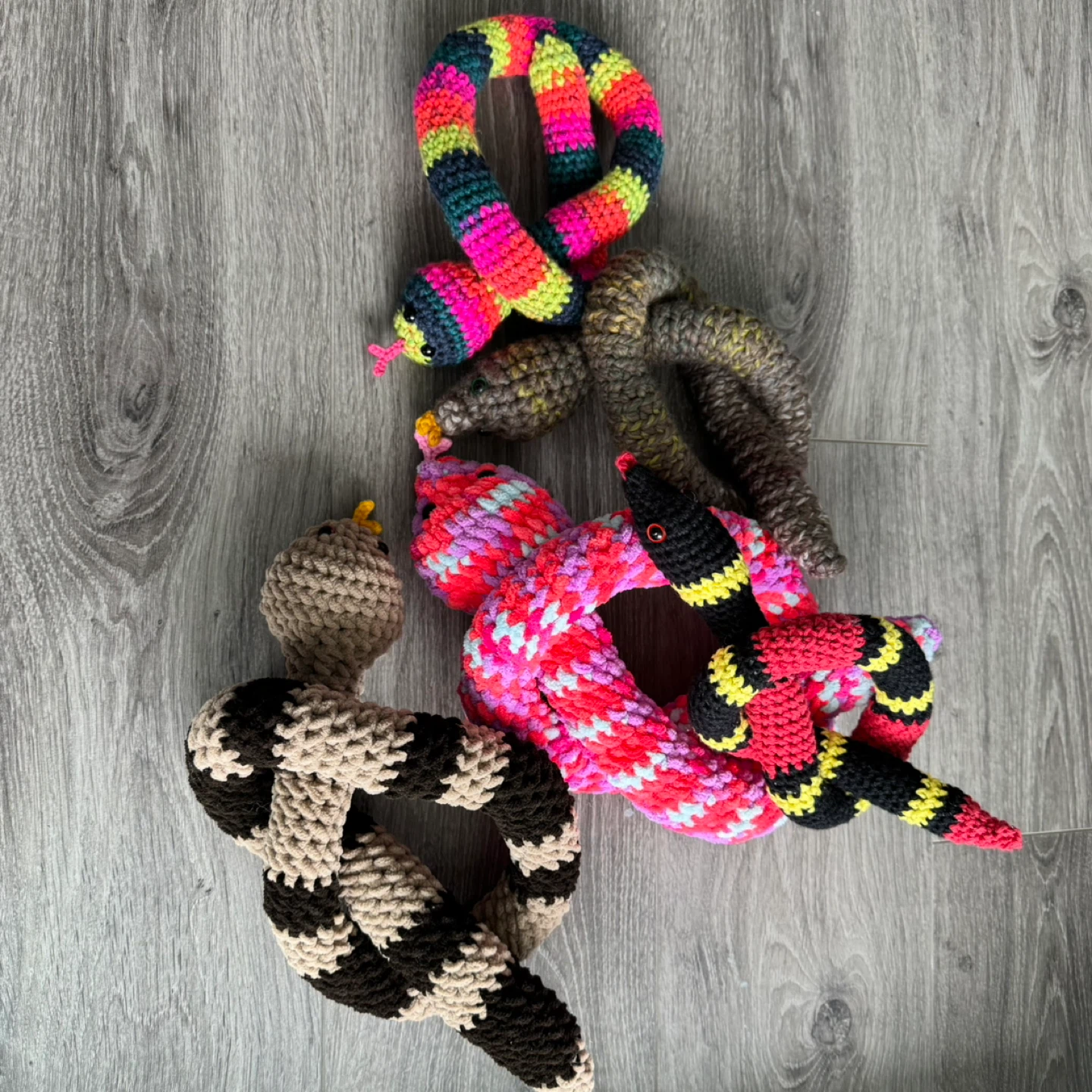 Hand-crochet Snake Toys - photo 5