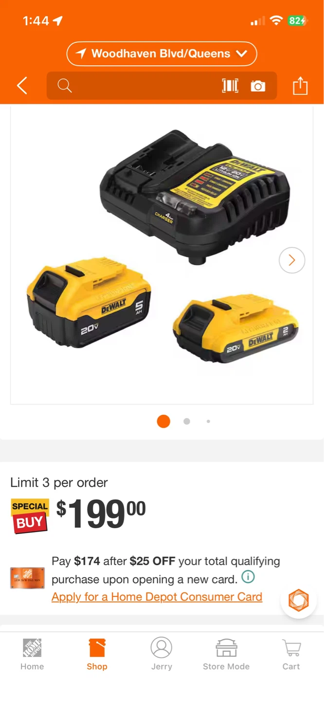 DeWalt 20V MAX Battery and Charger Kit - photo 2