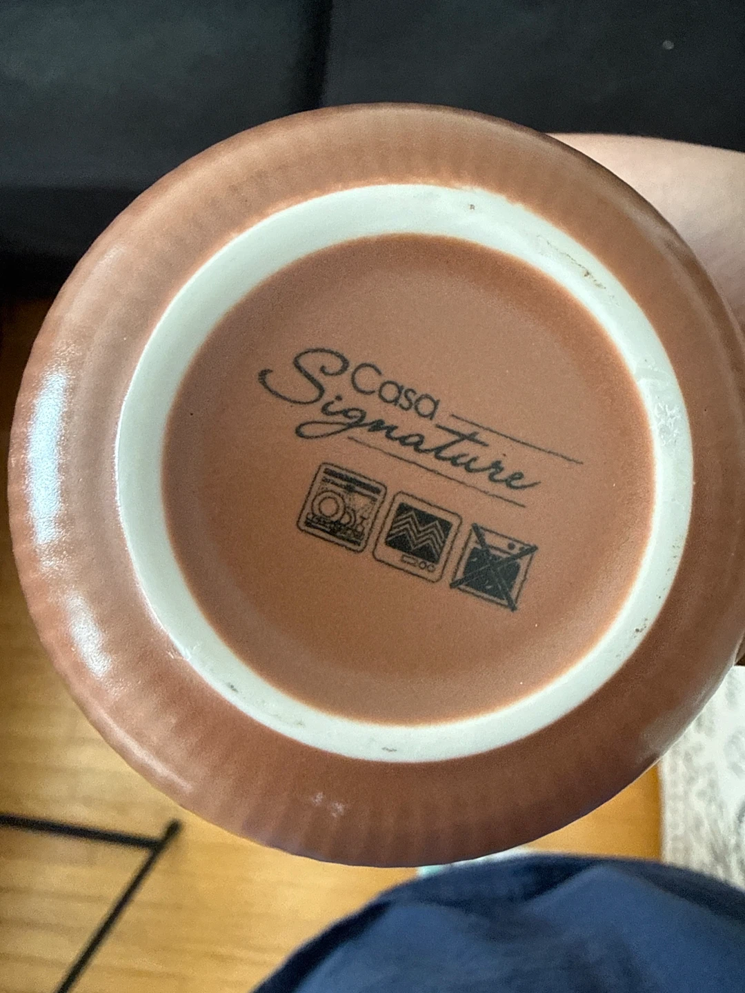 Brown Textured Ceramic Mug - photo 3