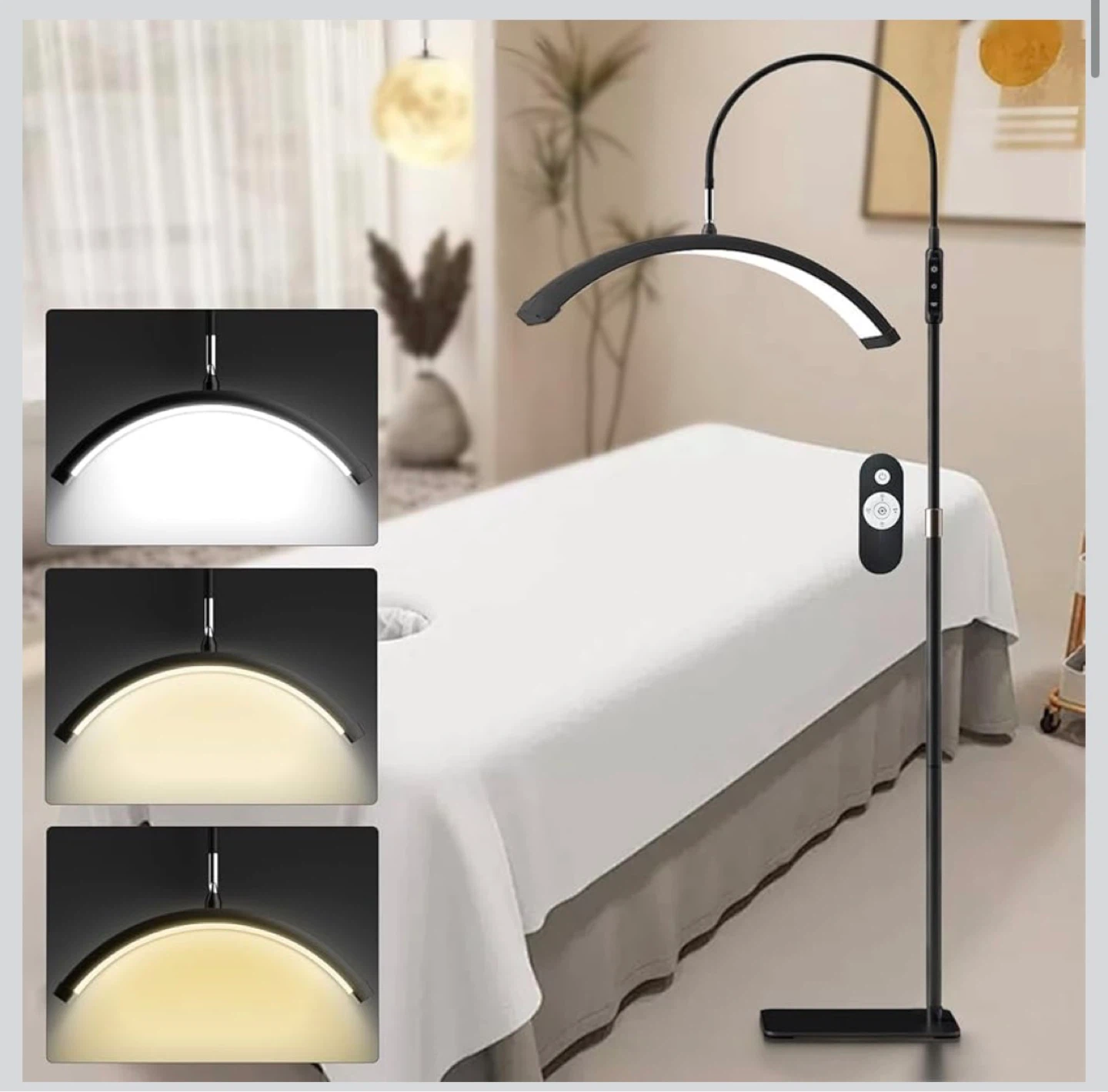 Arc Floor Lamp with Remote Control