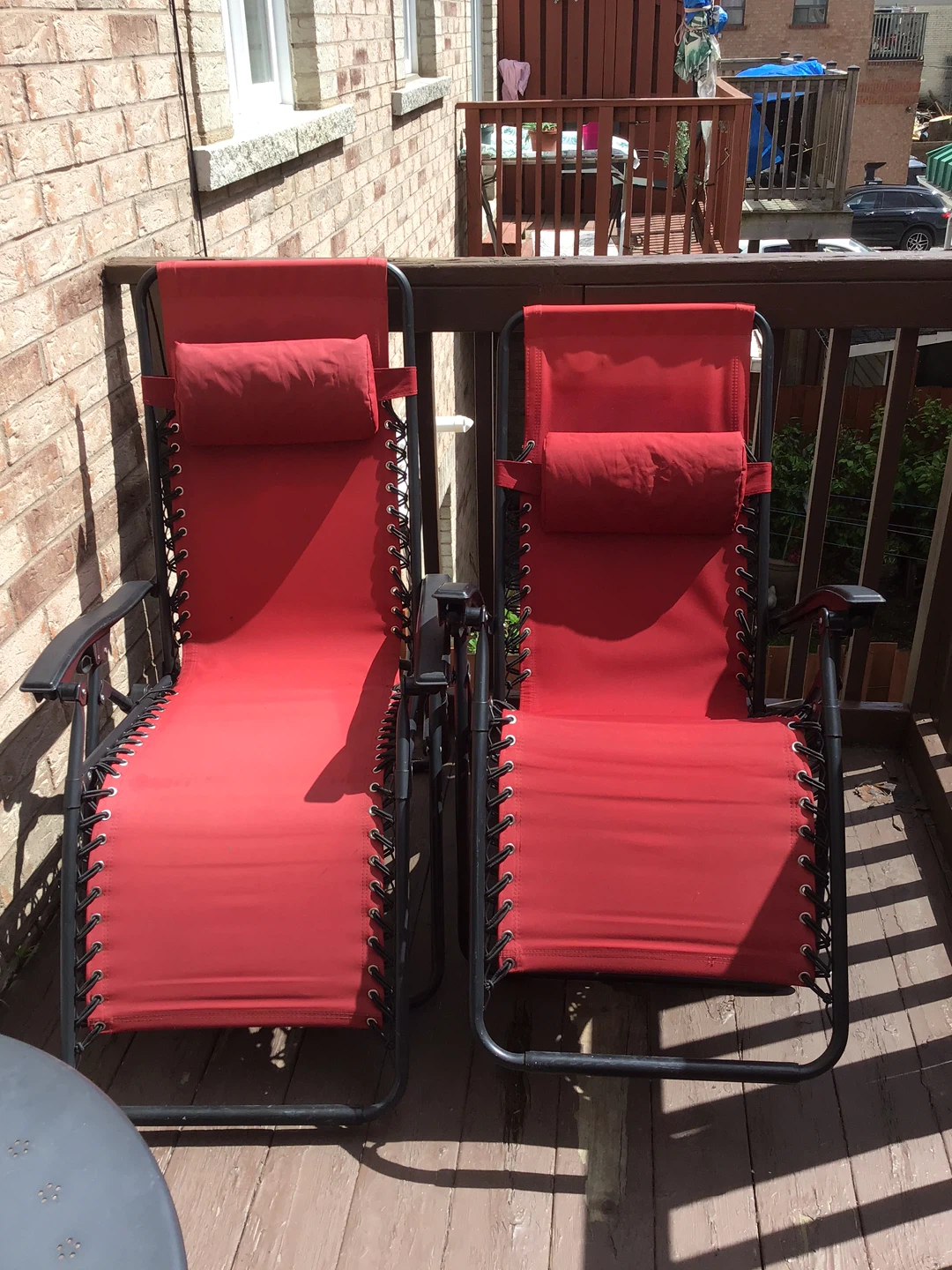 Set of 2 Red Zero Gravity Chairs - photo 5