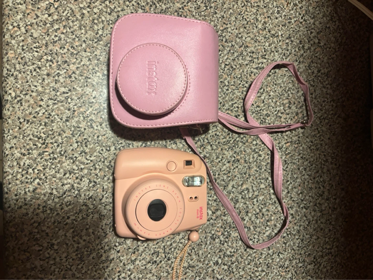 Fujifilm Instax Mini Camera with Pink Case