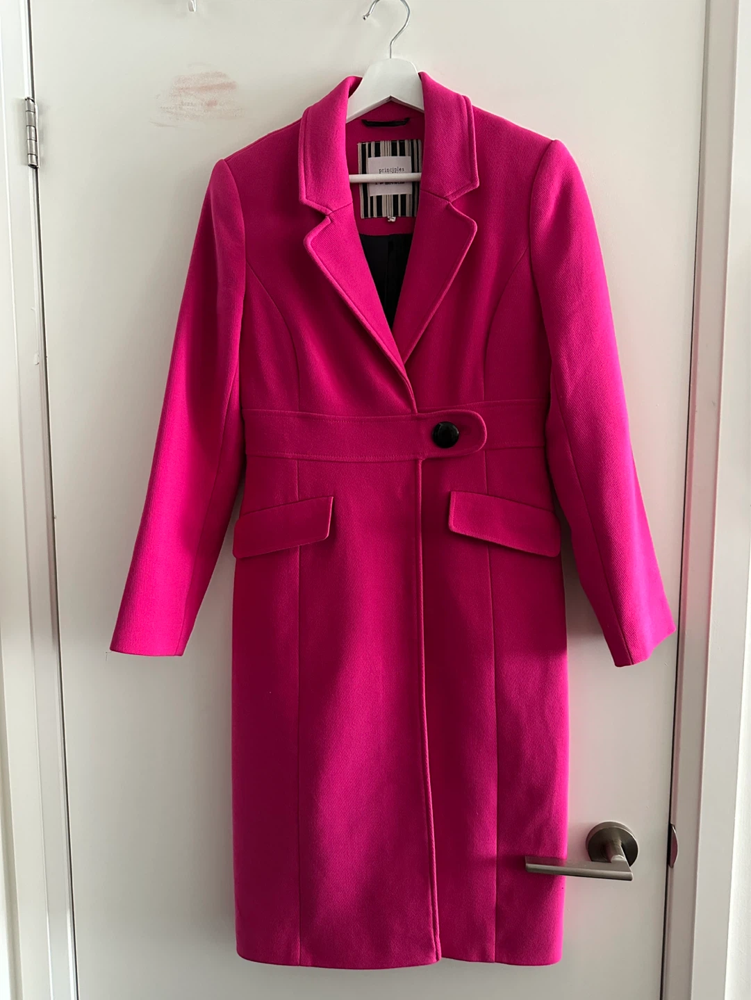 Principles by Ben de Lisi Pink Coat Size 8 Petite