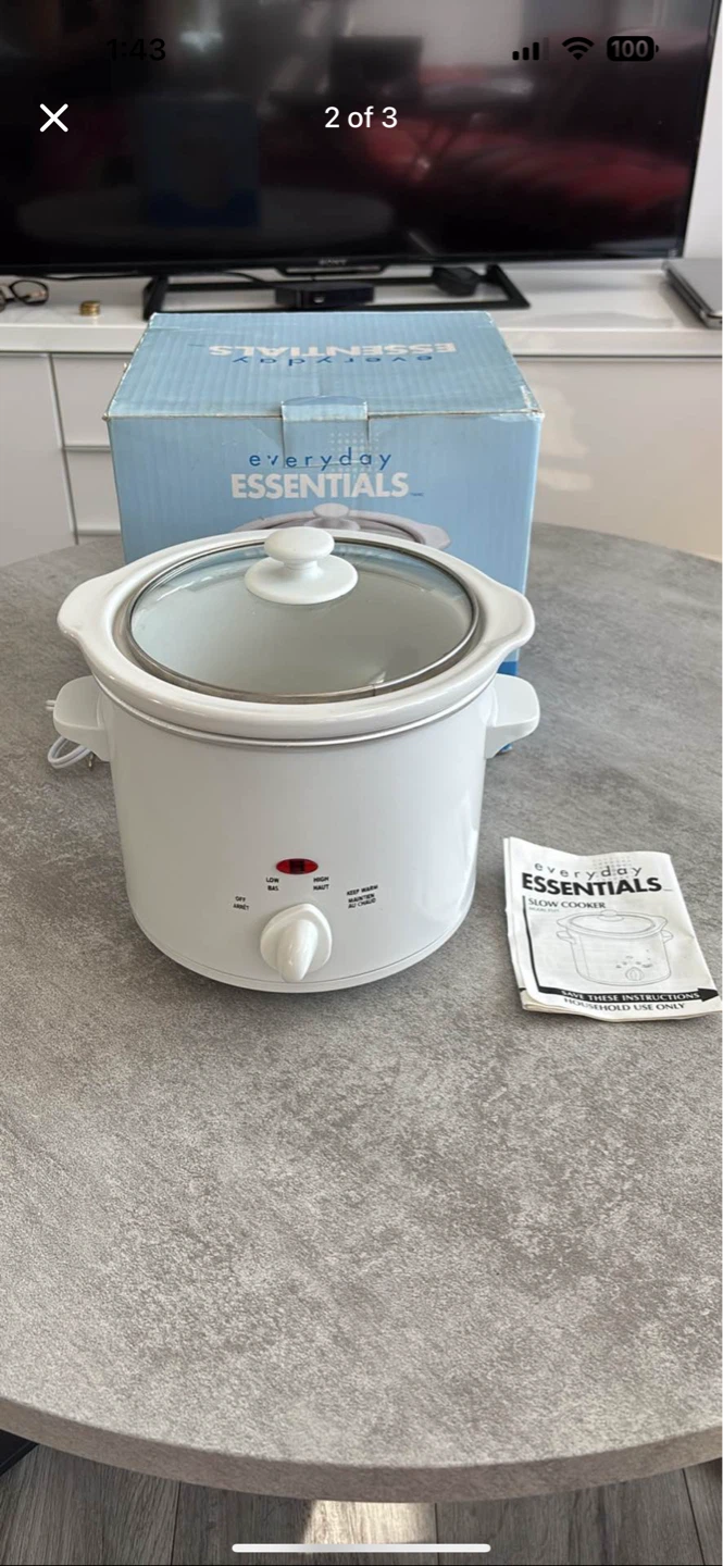 Everyday Essentials 2.0 Quart Slow Cooker