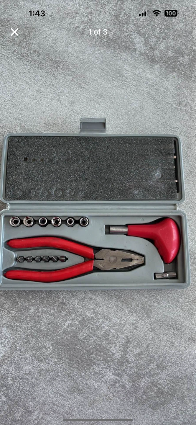 10-Piece Tool Set with Pliers and Sockets - photo 2