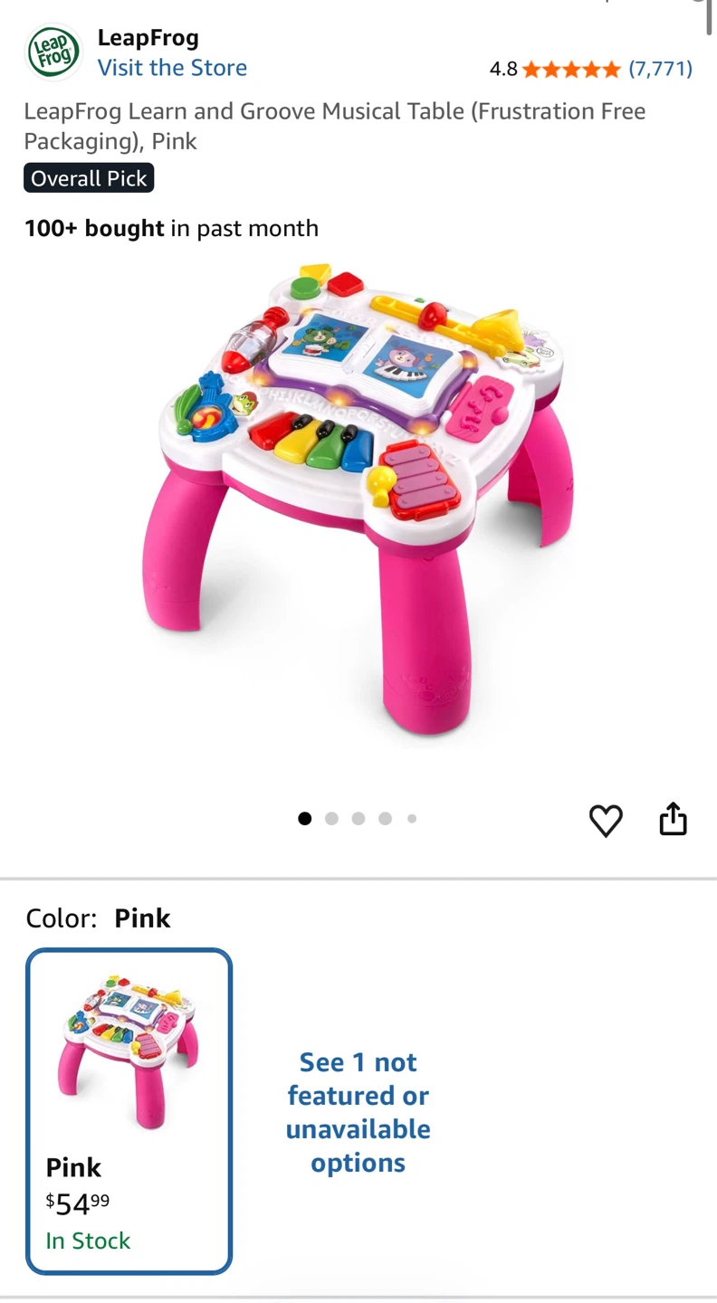 LeapFrog Learn and Groove Musical Table