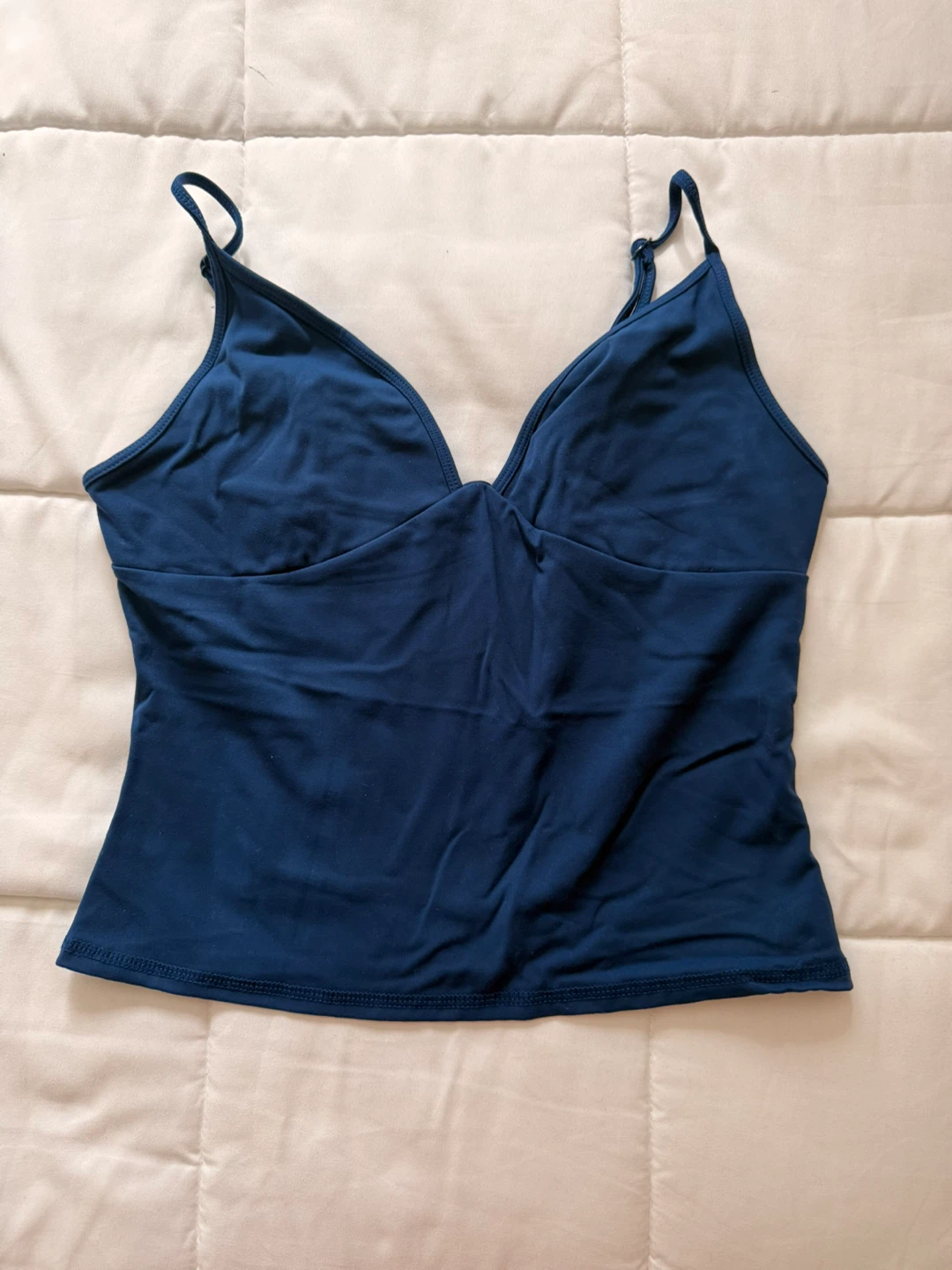 Garage Midnight Blue Plunge Cami