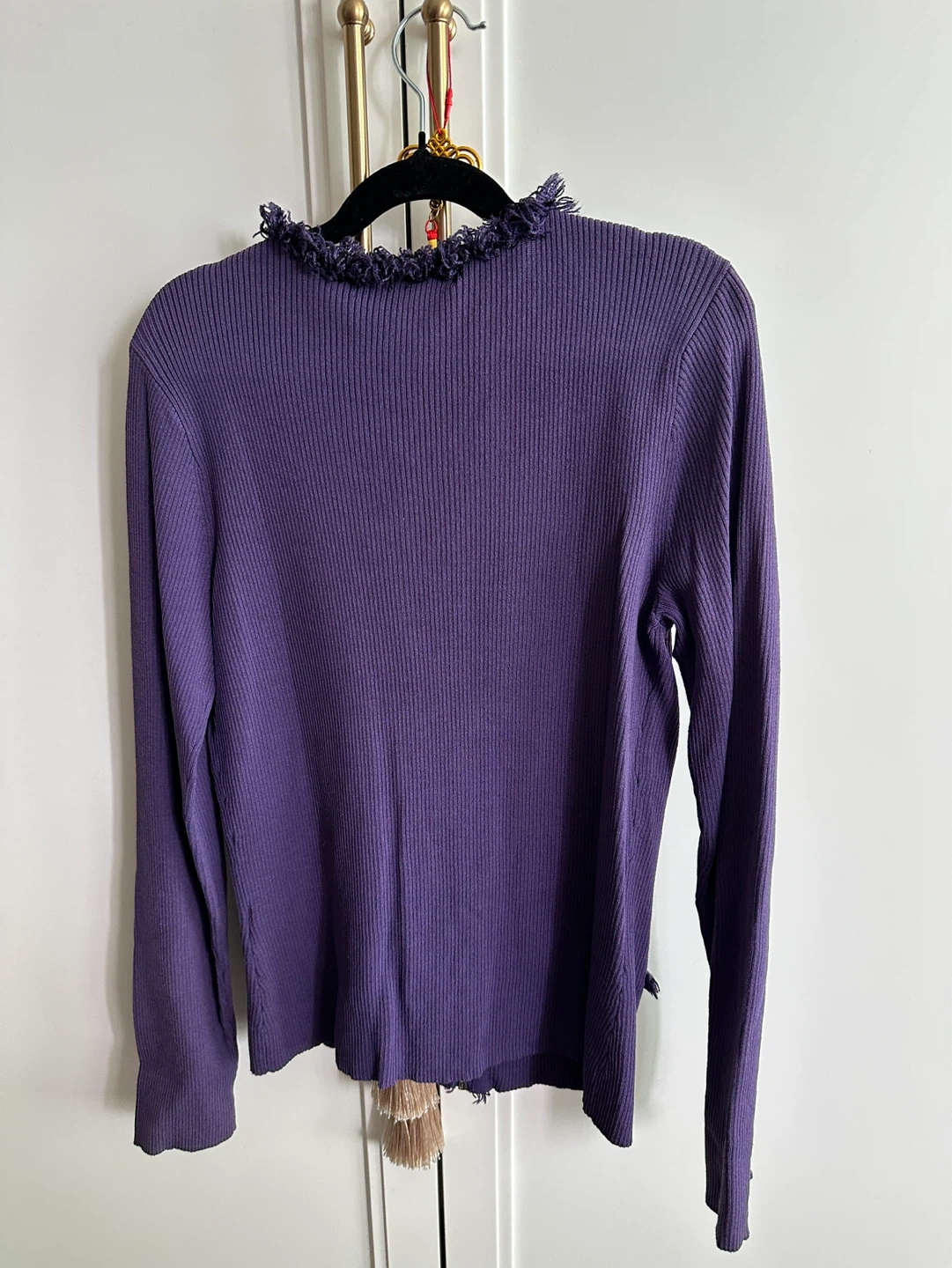 Vintage August Silk - Purple Cardigan - photo 2