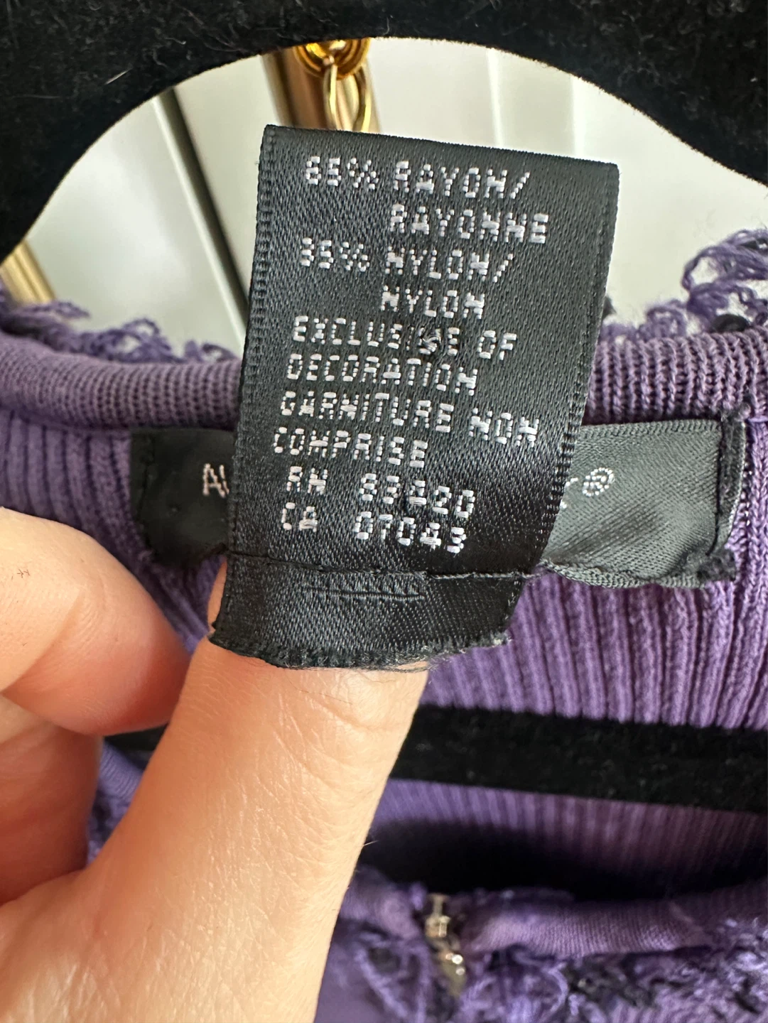 Vintage August Silk - Purple Cardigan - photo 4