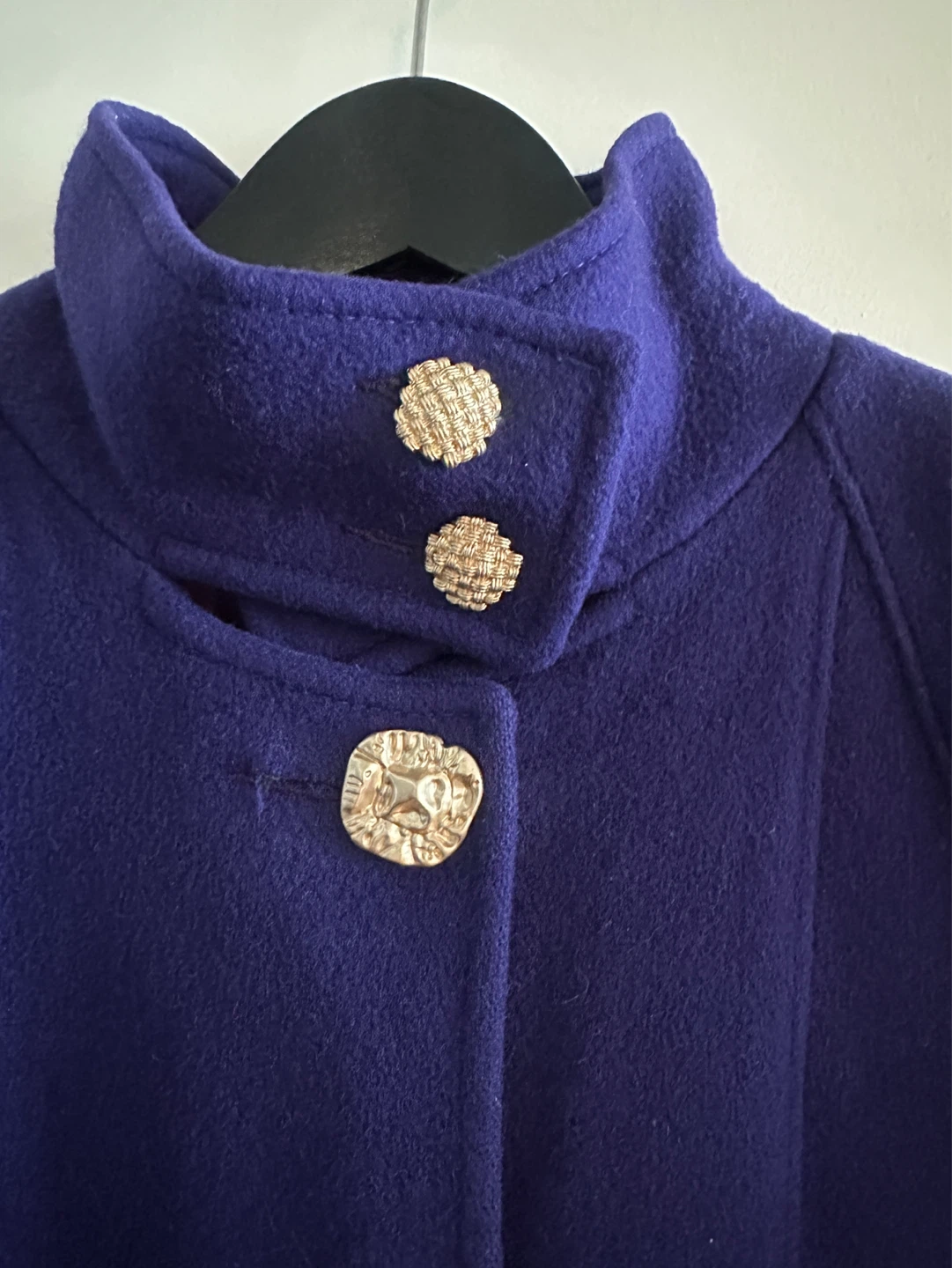 VINTAGE Novelti Royal purple Wool coat - photo 2