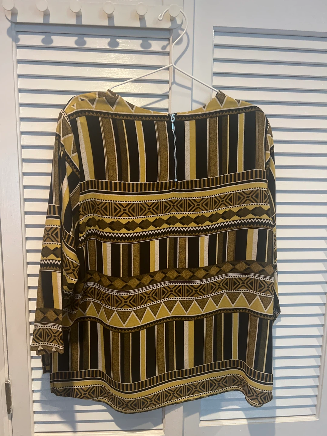 H&M Women's Long Sleeve Print Blouse Size 16 - photo 2