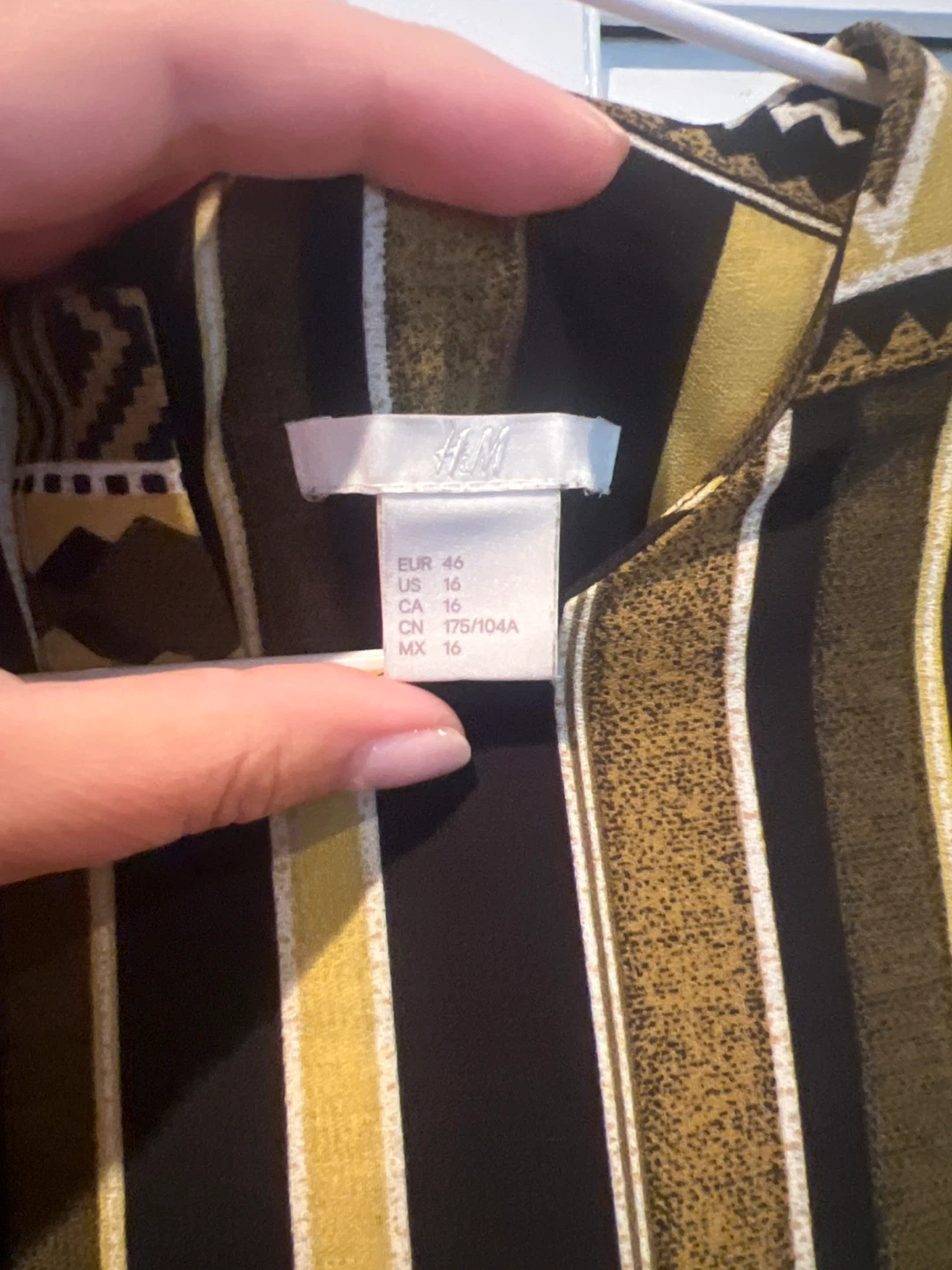 H&M Women's Long Sleeve Print Blouse Size 16 - photo 3