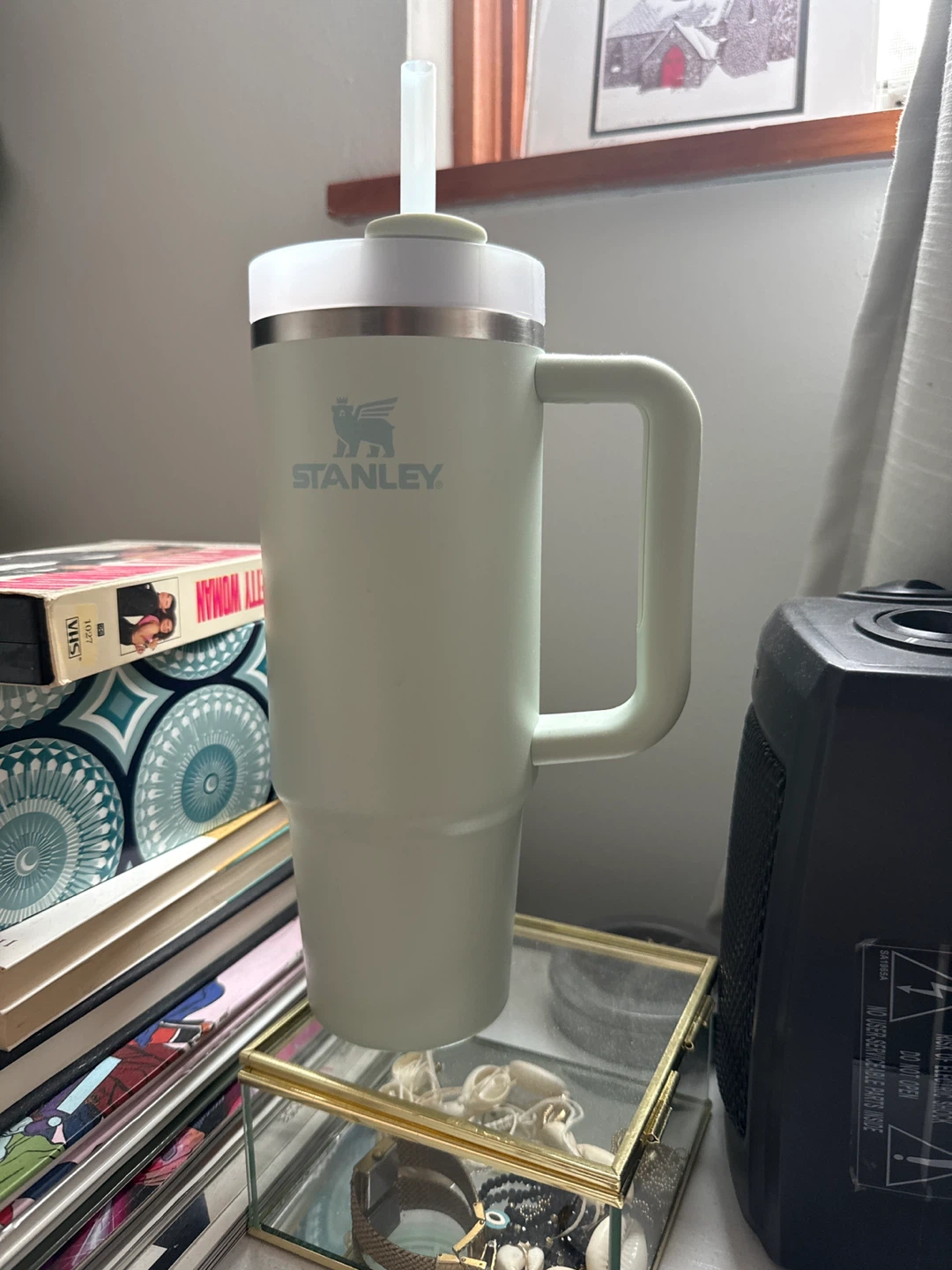 Stanley Tumbler with Straw - Light Green