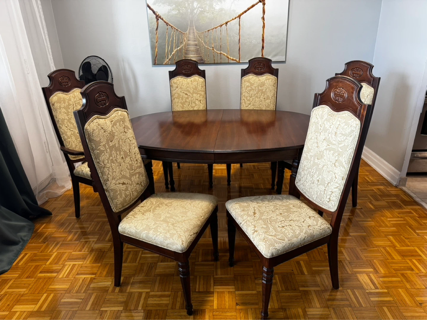 Dining Table Set with 6 Chairs