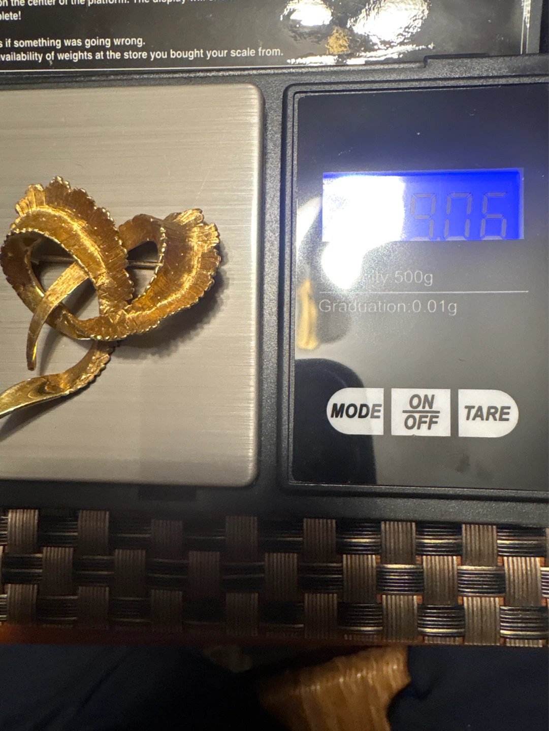 18k Italians Gold - vintage Leaf Brooch Pin - photo 2