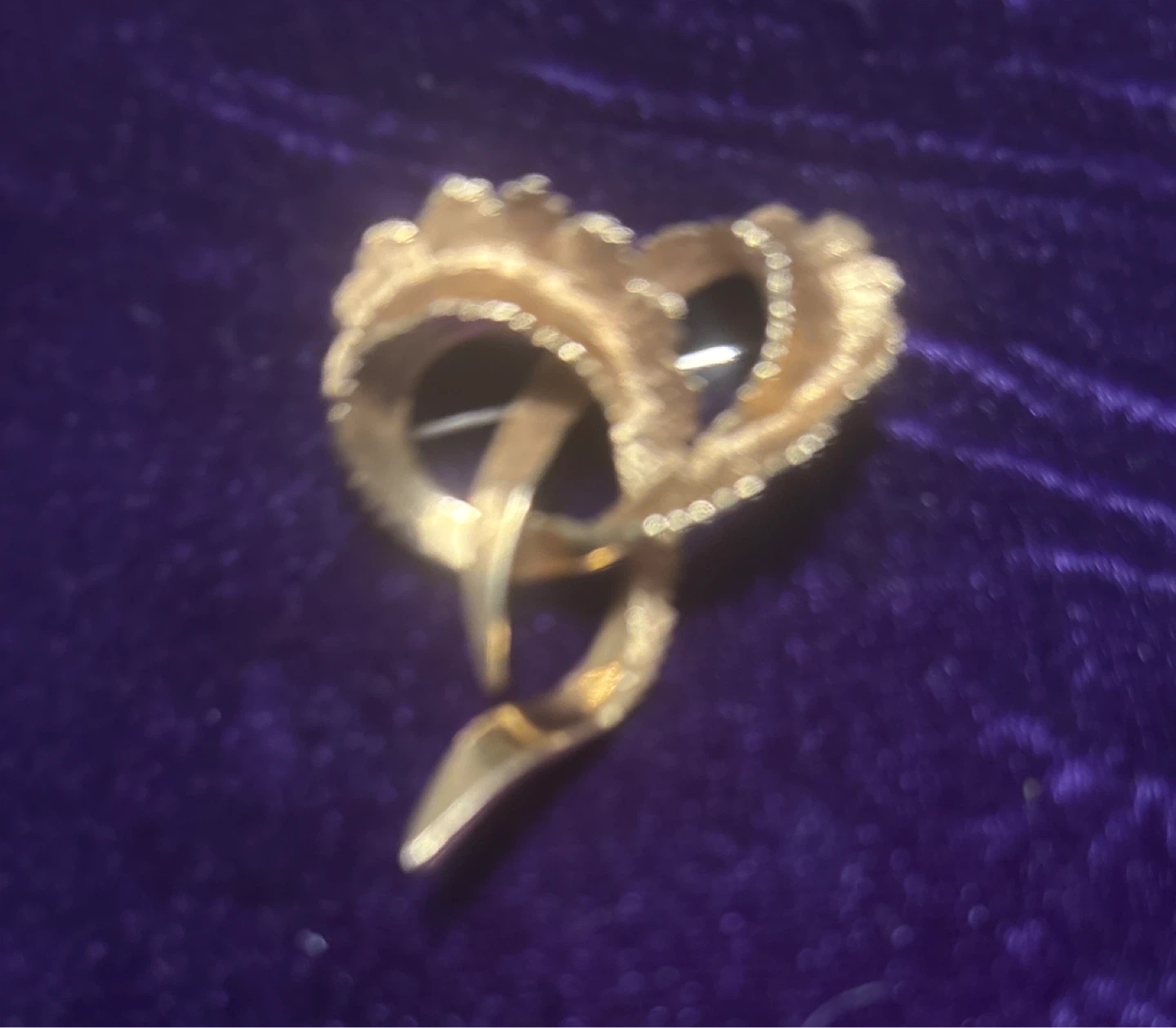 18k Italians Gold - vintage Leaf Brooch Pin