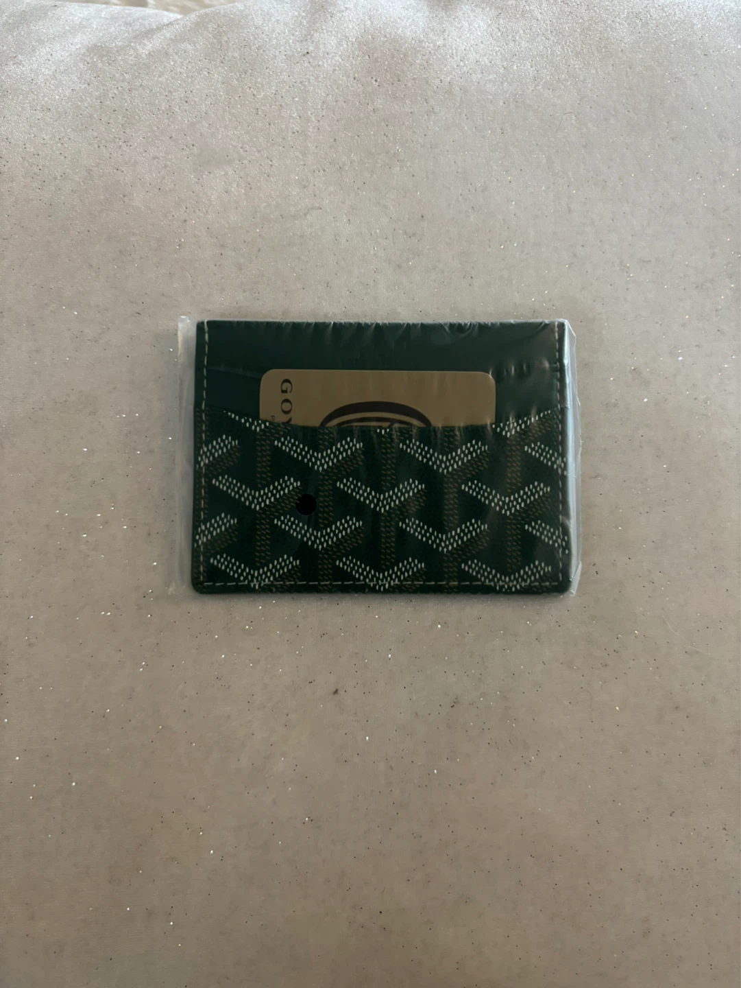 Luxury Slim Card Wallet | Emerald Green Minimalist Design - photo 3
