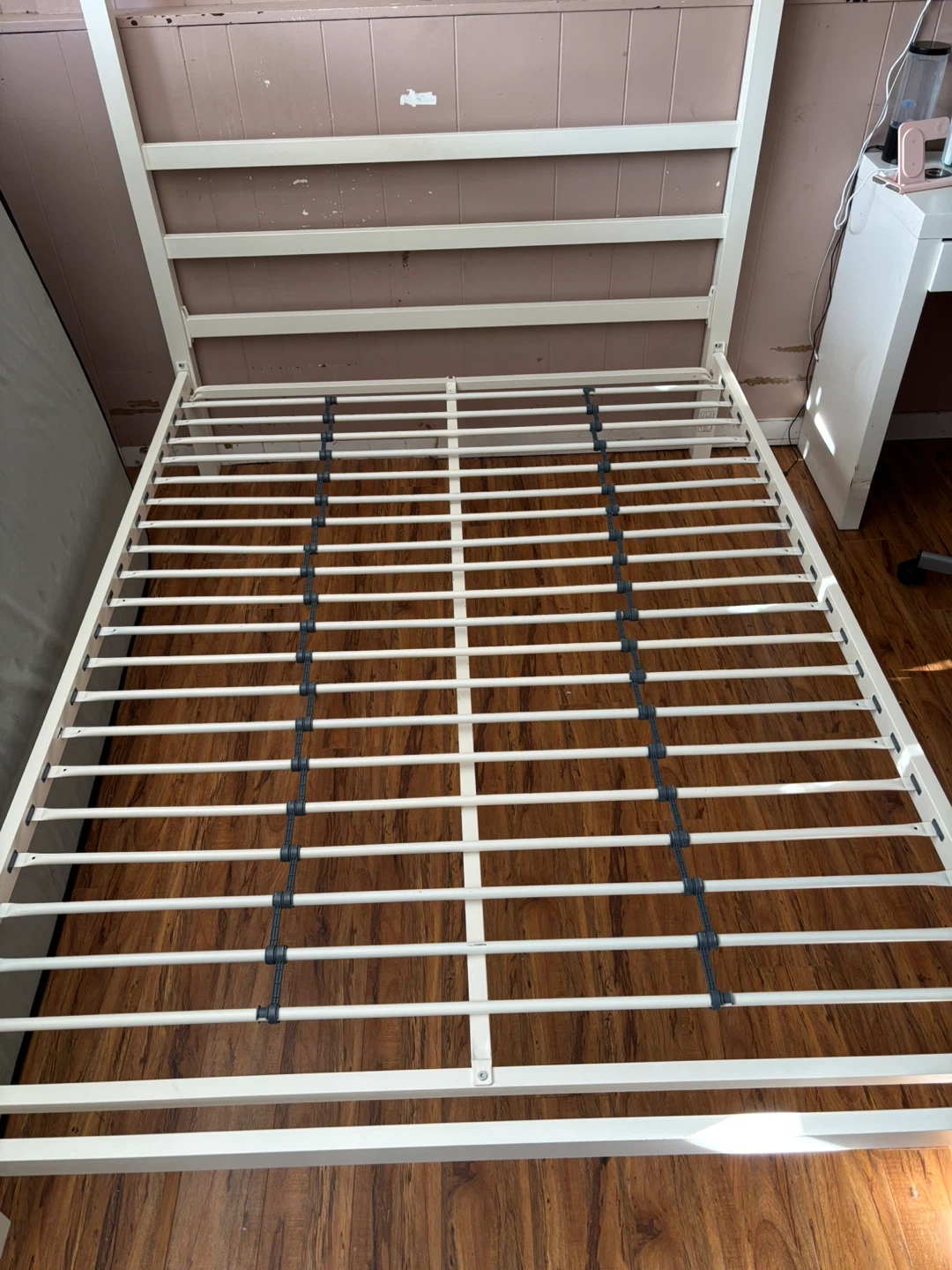White Canopy Bed Frame - photo 2