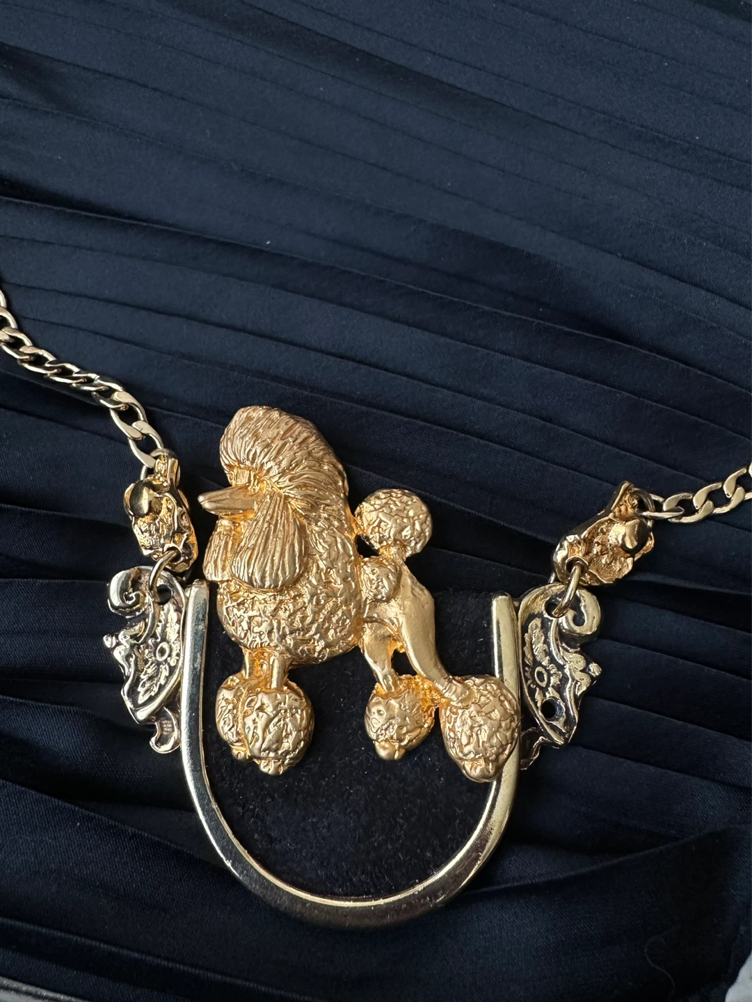 Chema Sotoca - Gold Tone Poodle necklace - photo 2