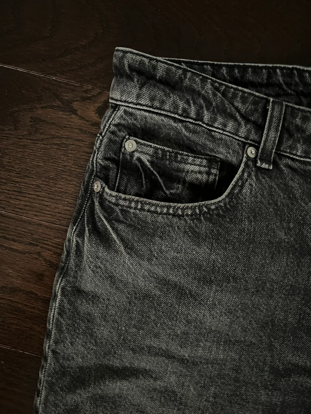Black Baggy Vintage Y2K Denim - photo 4