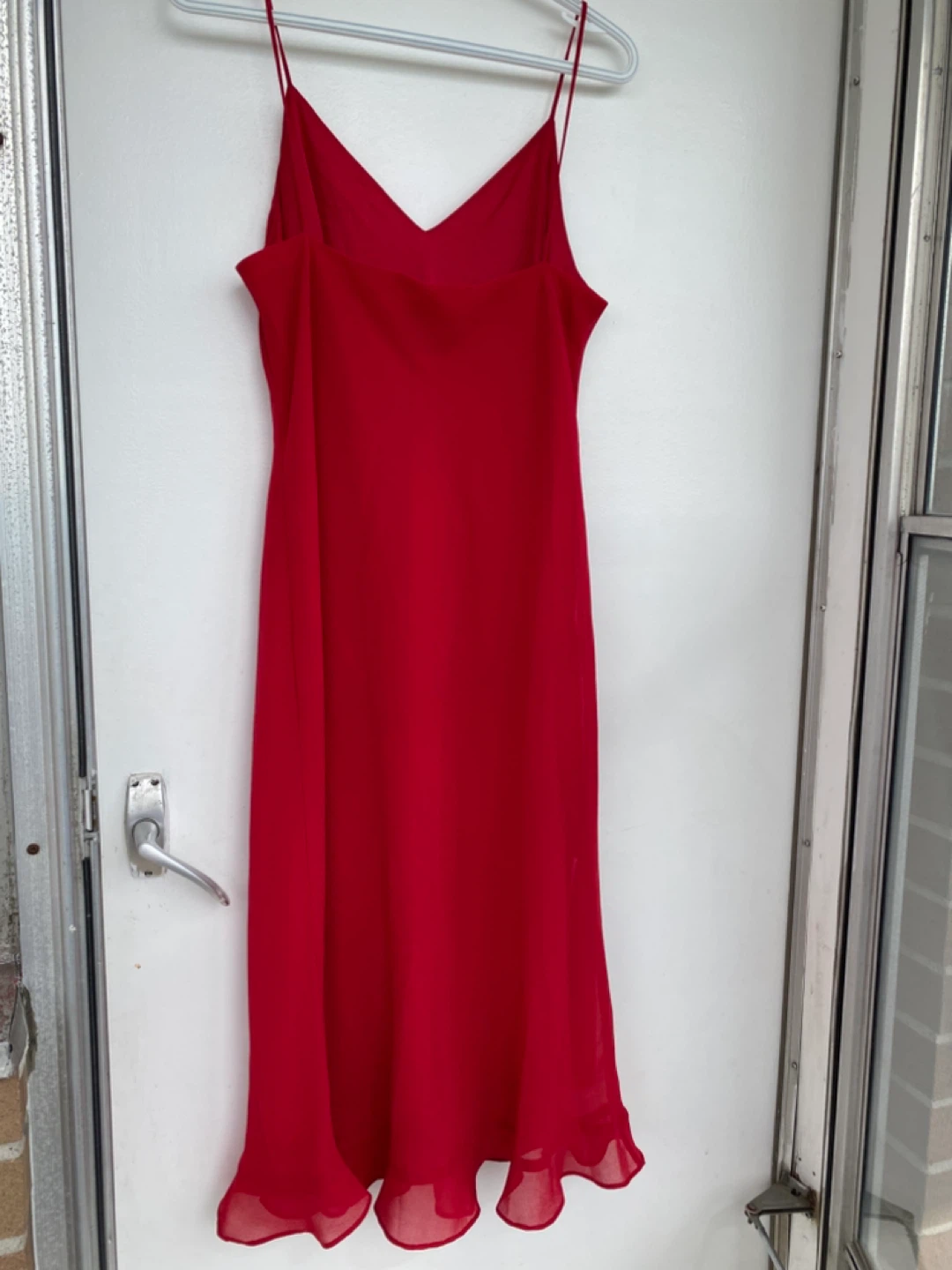 Lori Ann Red Spaghetti Strap Dress - Size 10 - photo 2