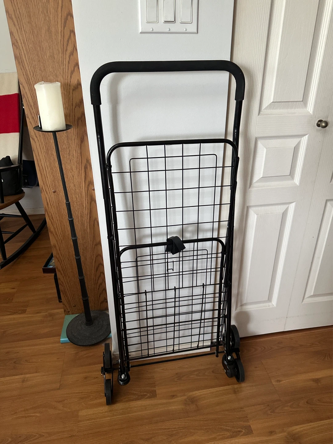 Folding Shopping Cart with Stair-Climbing Wheels - photo 2