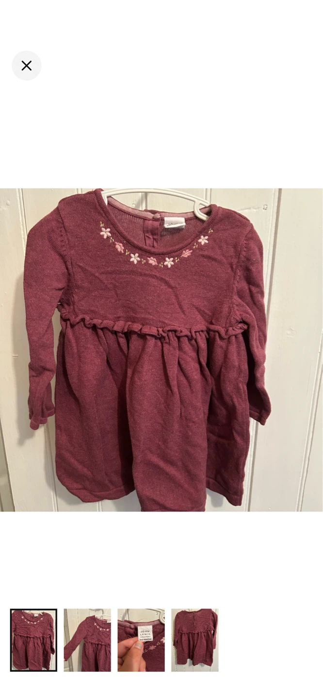 John Lewis & Partners Baby Dress - 9-12 Months