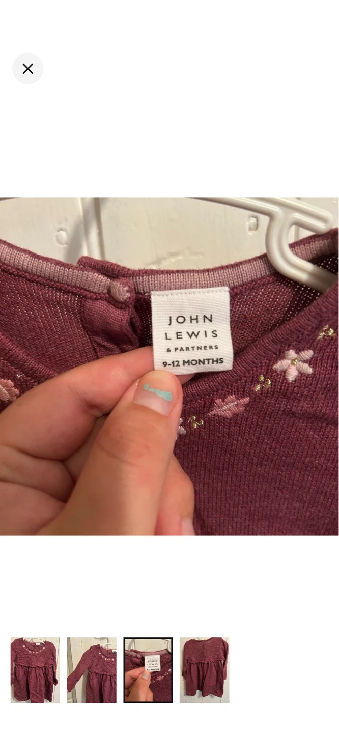 John Lewis & Partners Baby Dress - 9-12 Months - photo 3