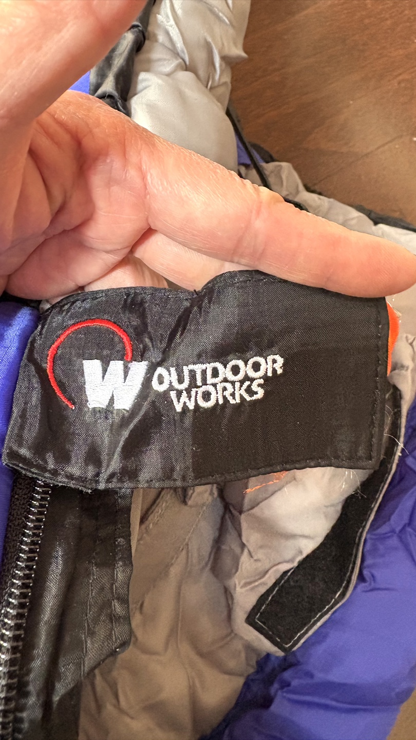 W Outdoor Works Mummy Style Sleeping Bag - Blue - photo 2