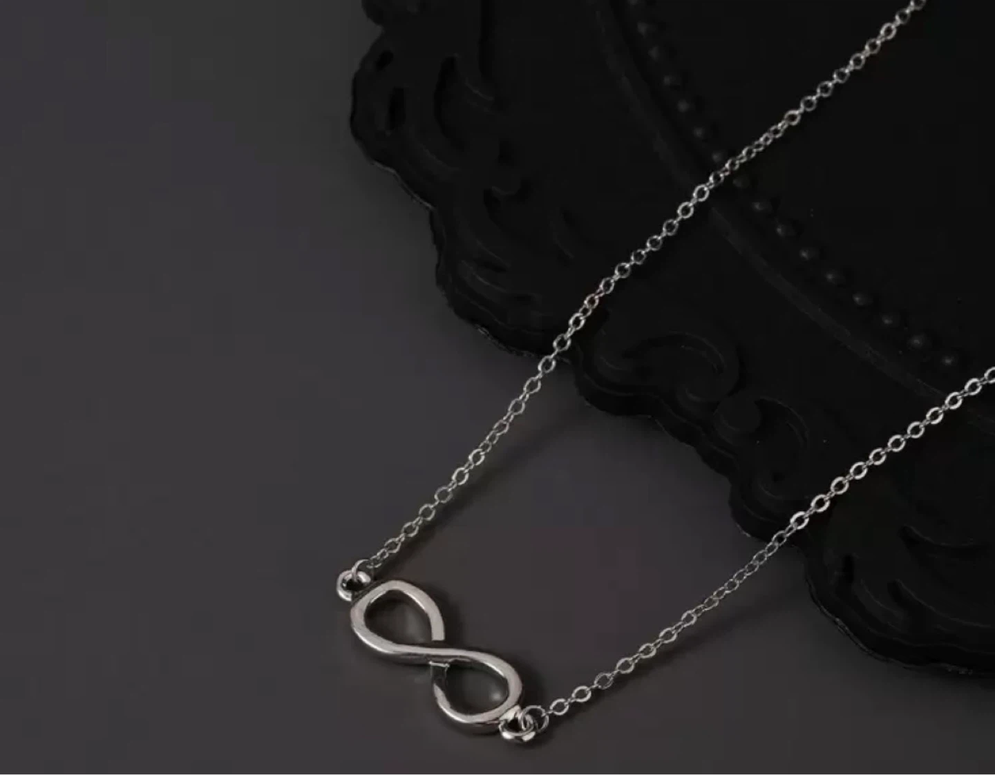 Silver Infinity Necklace - photo 3