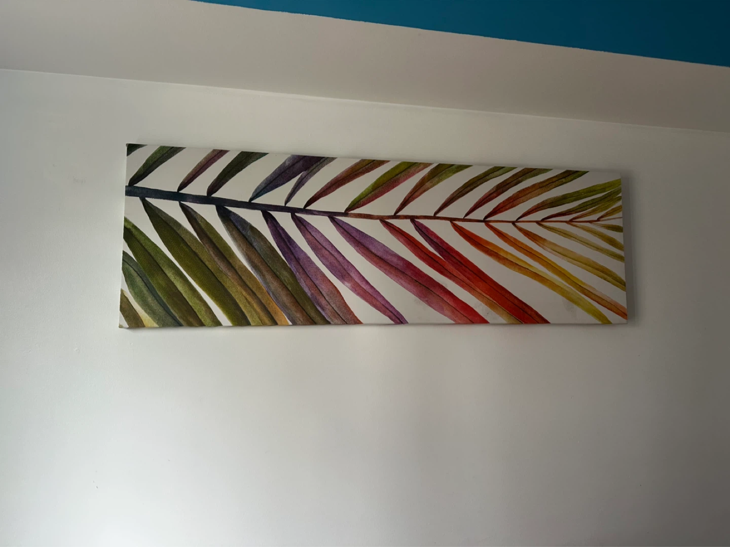 Canvas Wall Art - Tropical Leaf Print