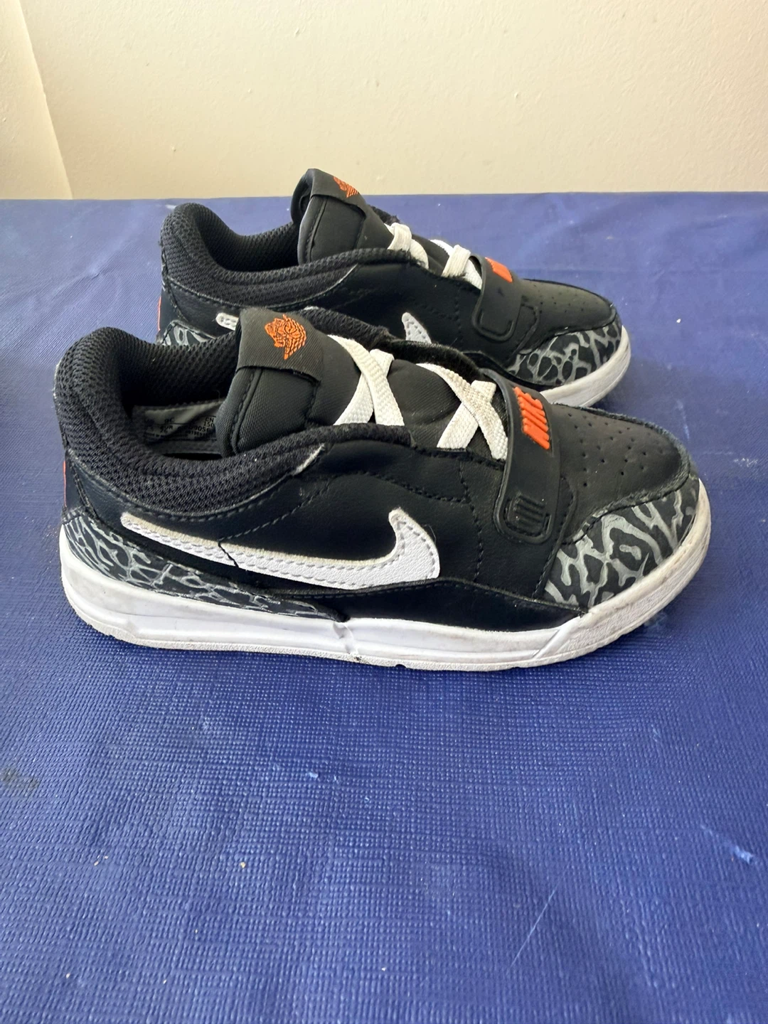 Nike Toddler "Air Jordan" Sneakers - Black and White