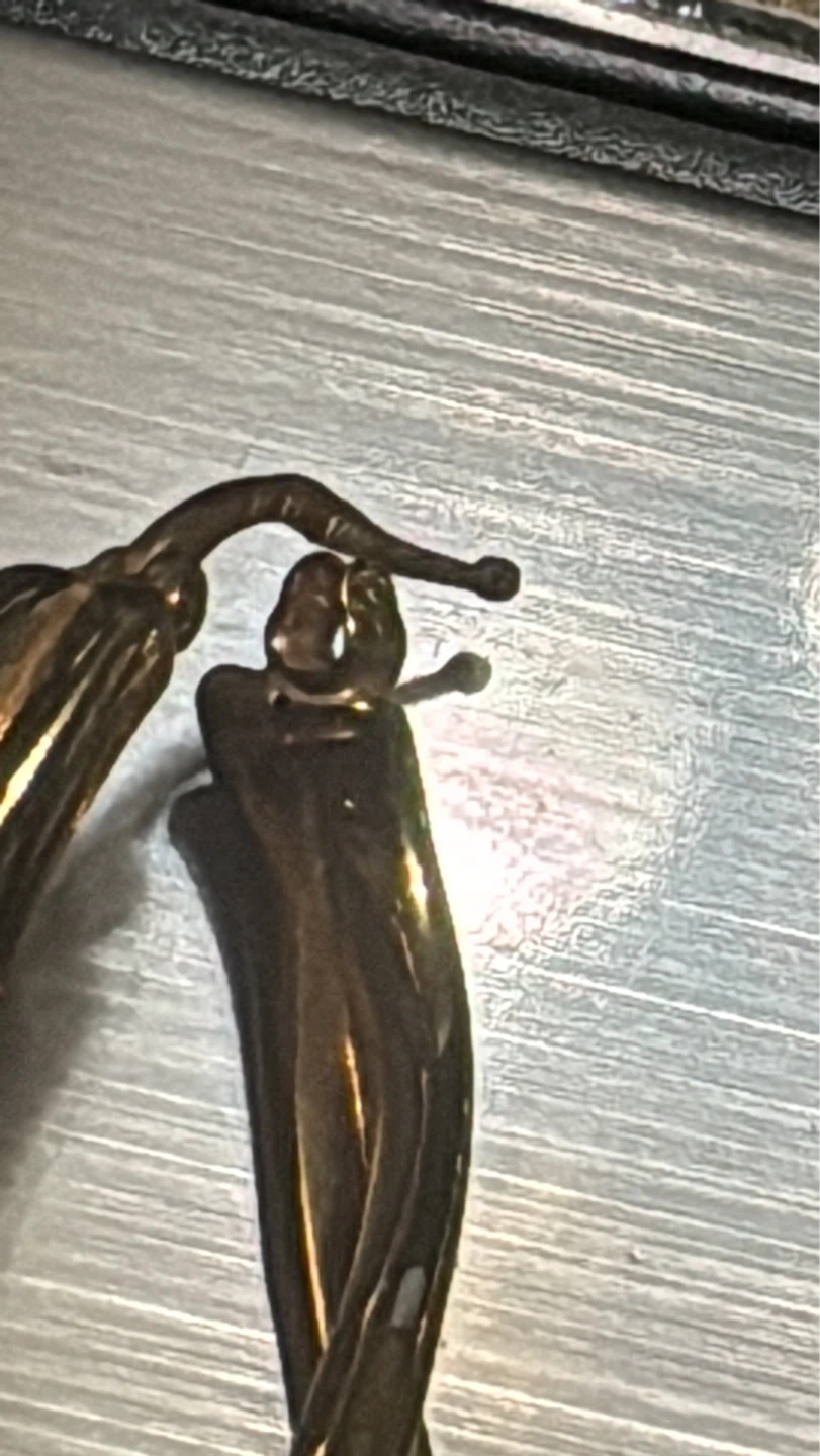 14k Gold Hoop Earrings 4.06 grams - photo 2