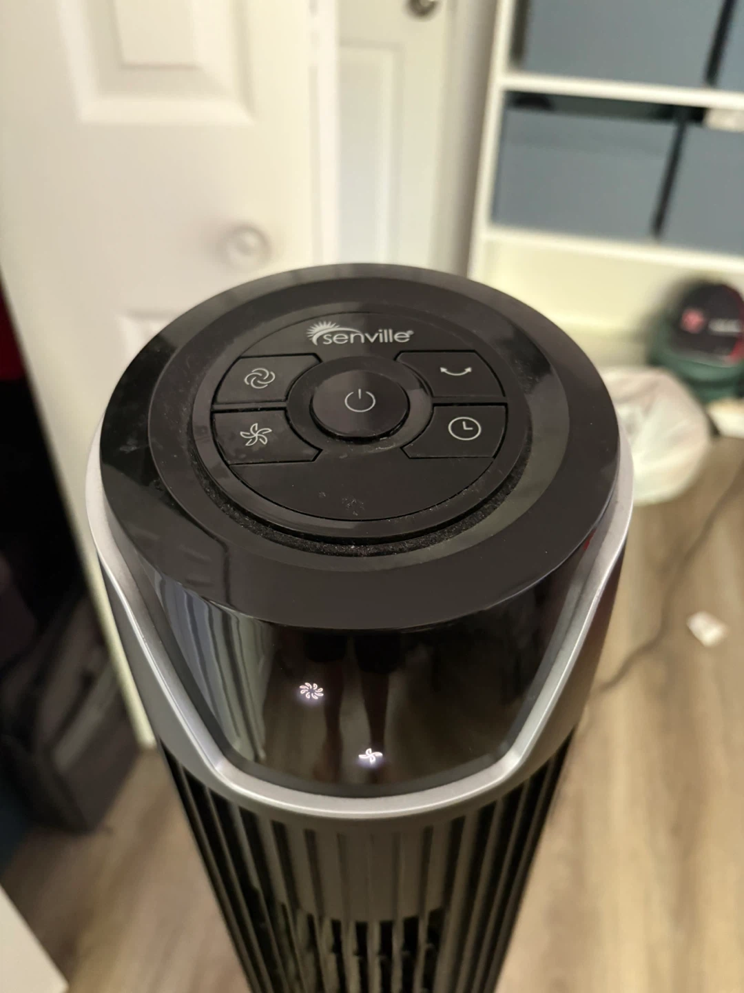 Senville 42" Oscillating Tower Fan - Black - photo 2