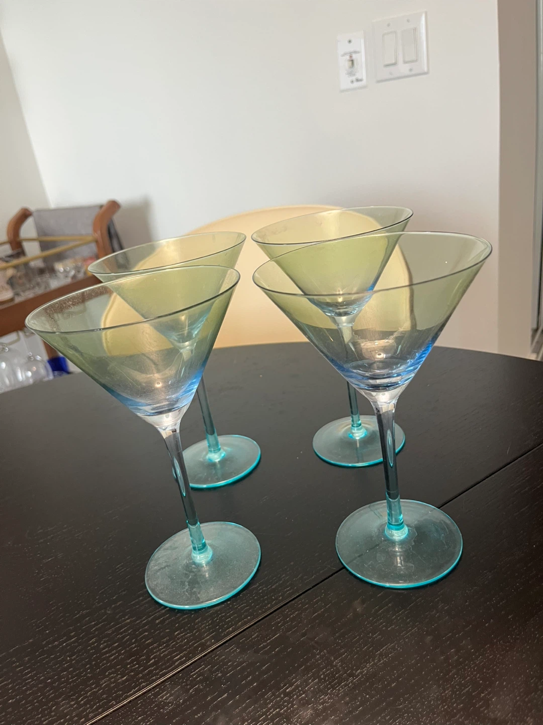 Set of 4 Martini Glasses
