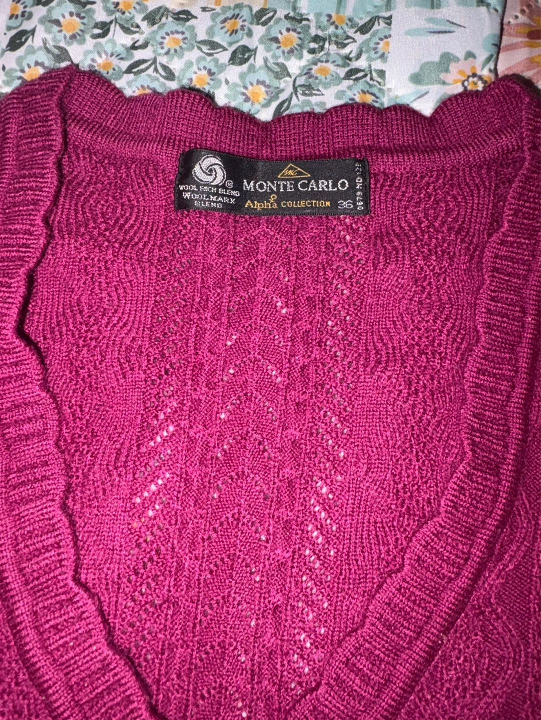 Monte Carlo Knit Cardigan - Magenta - photo 2